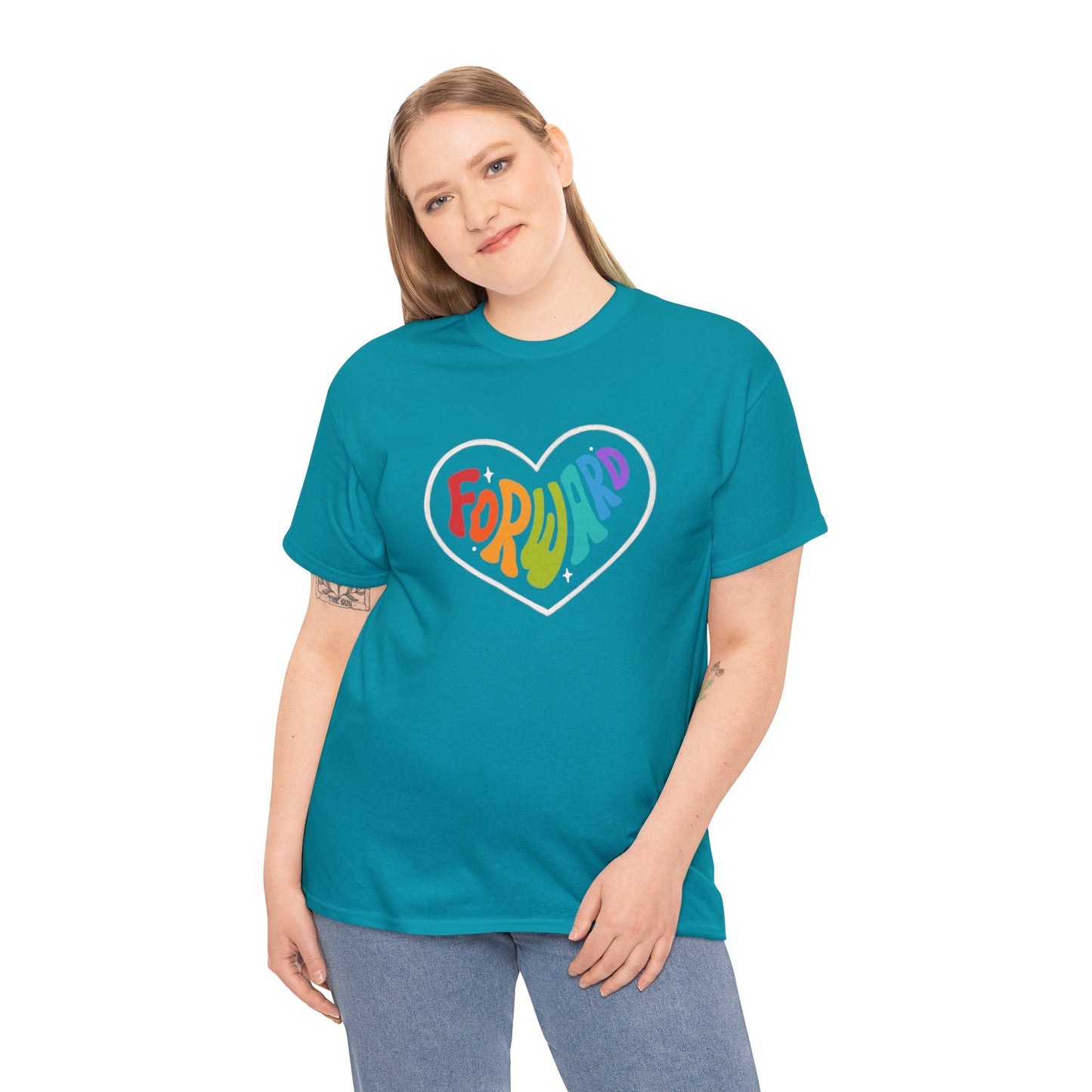 Unisex Heavy Cotton Tee Adult/Teen Activewear Comes In Various Colors