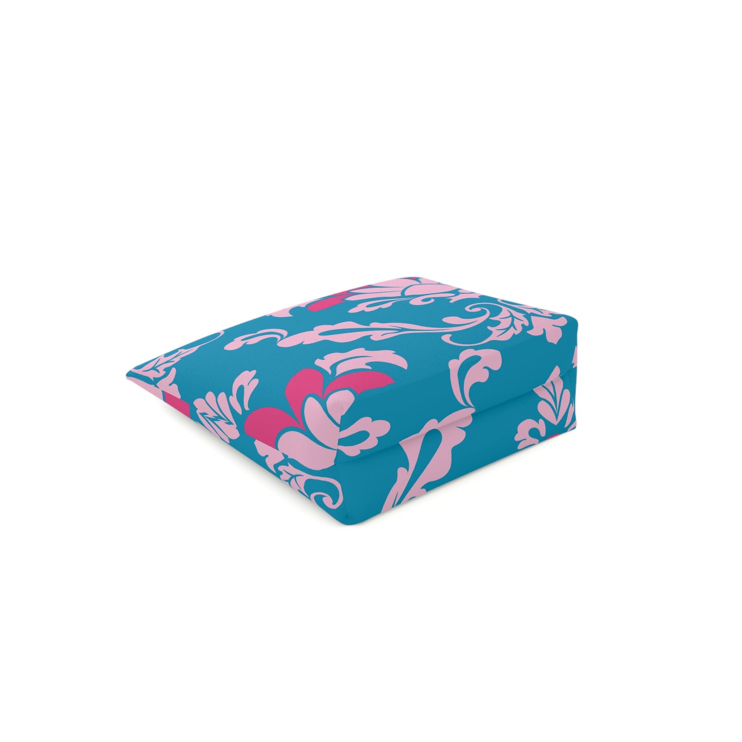 Cotton Cosmetic Bag Adult/Teen Makeup Bag Unisex Hot Pink Teal-Blue Customizable Put your Favorite Photo or Slogan, Or Name on THis tiffany.trillo@icloud.com
