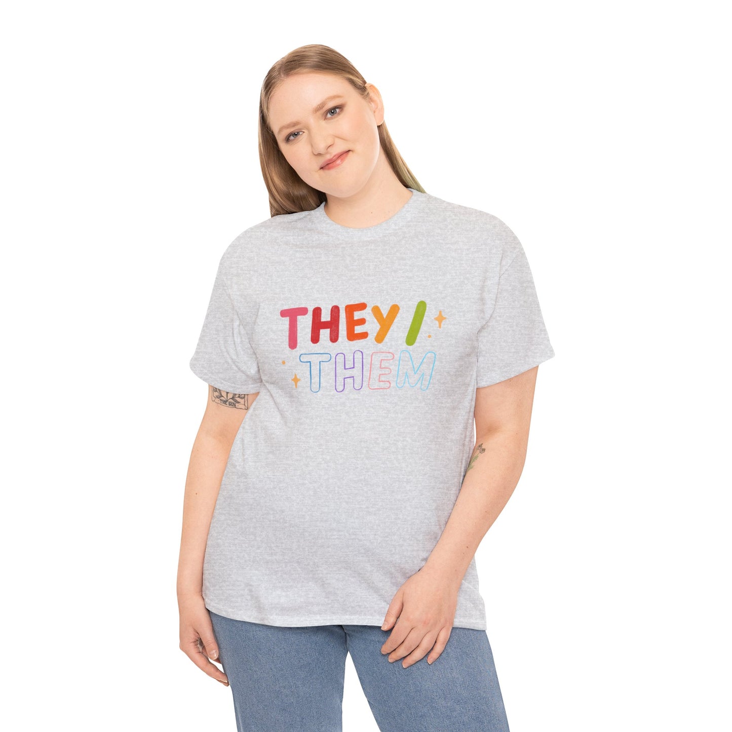 Unisex Heavy Cotton Tee Adult/Teen Activewear Comes In Various Colors