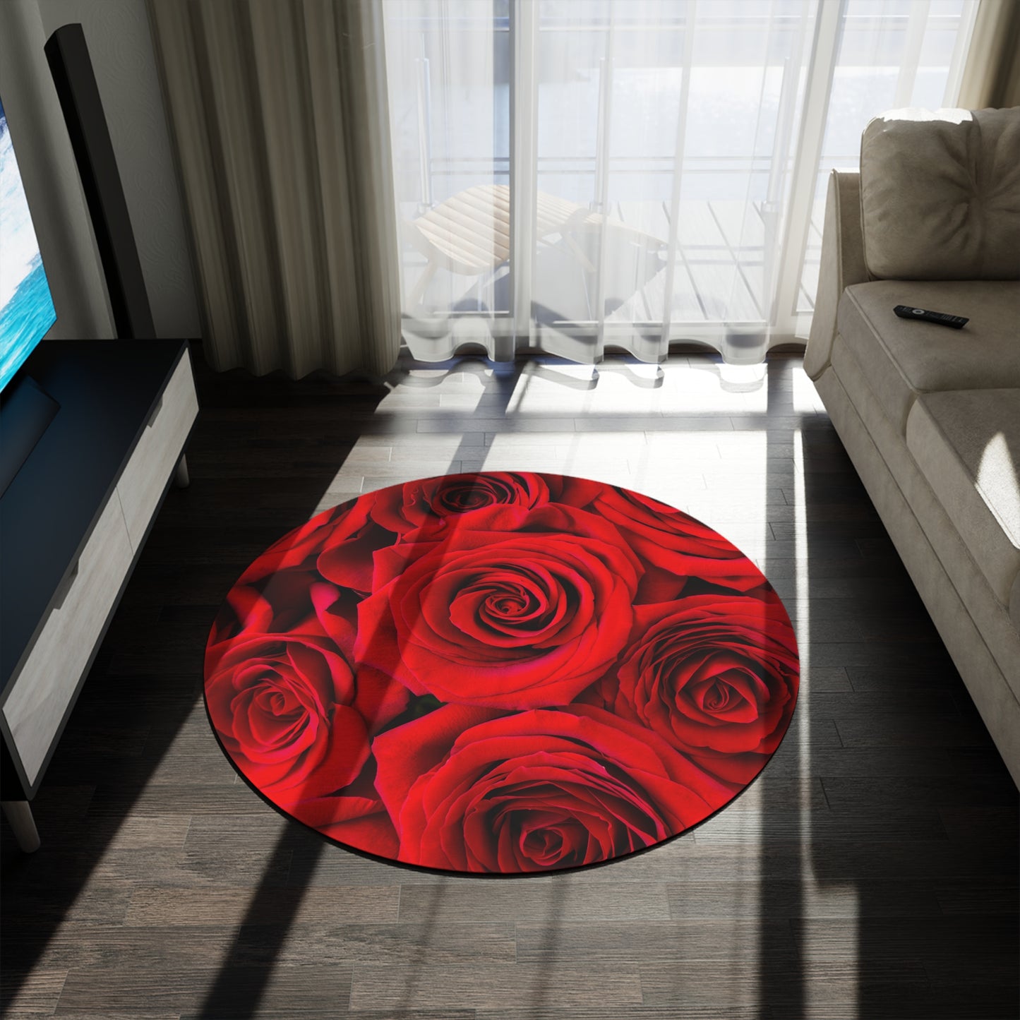 Round Rug Has Matching Products Sold Separate. One Comforter Two Pillow Sams And A Lamp, With Shipping Under 268$. Pick Your Own Image For Free Please Call, Matching Rugs Curtains And Clocks Also Available