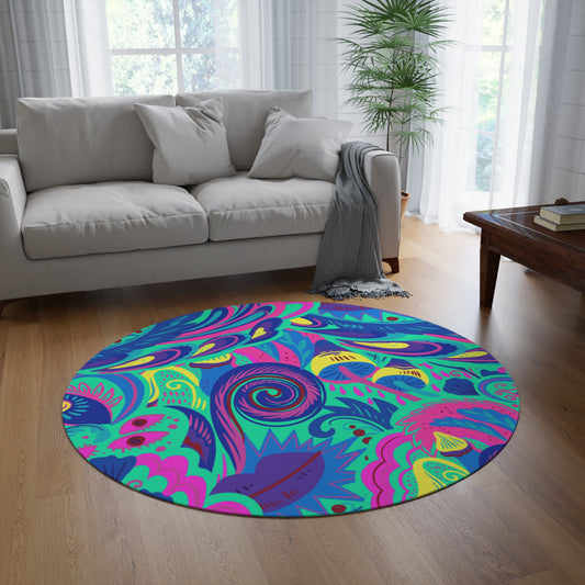 Round Rug Has Matching Bedroom Set Inc. 2 Pillow Shams Lamp Comforter Inc. Shipping Under 268$. Rugs Curtains Clocks Candels and Tapestries Coming 3/1/24 Adult- Childrens Accessories Decor