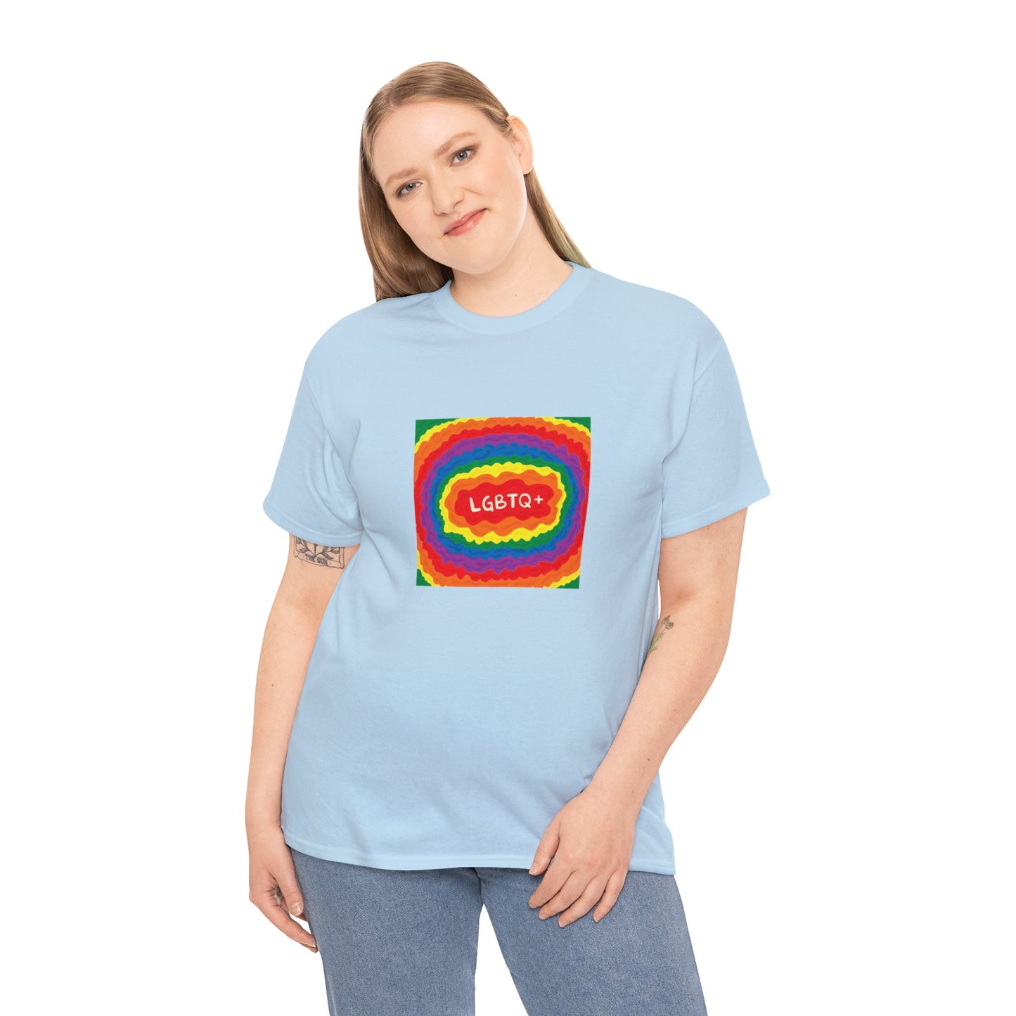 Unisex Heavy Cotton Tee Adult/Teen Activewear Comes In Various Colors