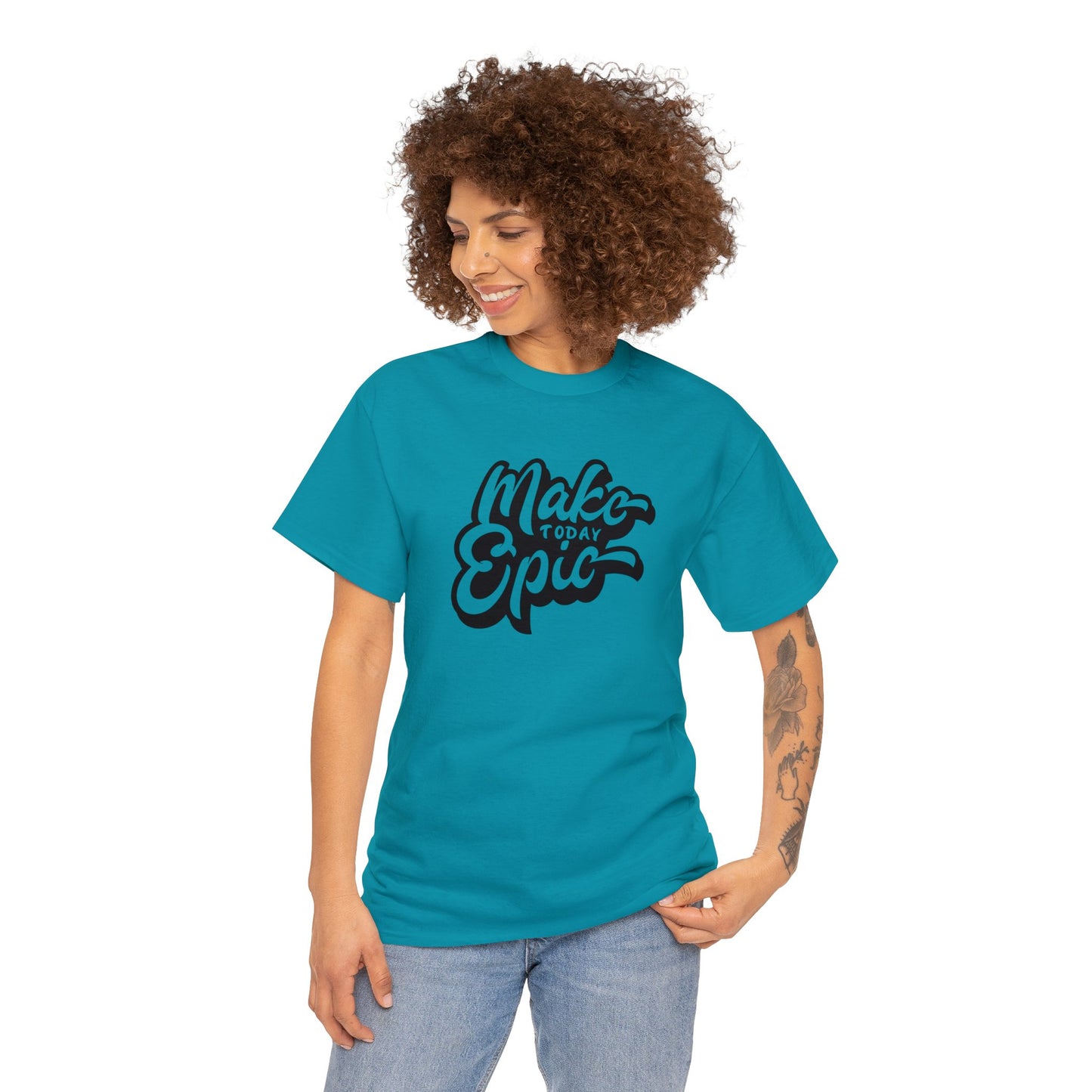 Unisex Heavy Cotton Tee Adult/Teen Activewear Shirt Comes In Many Colors