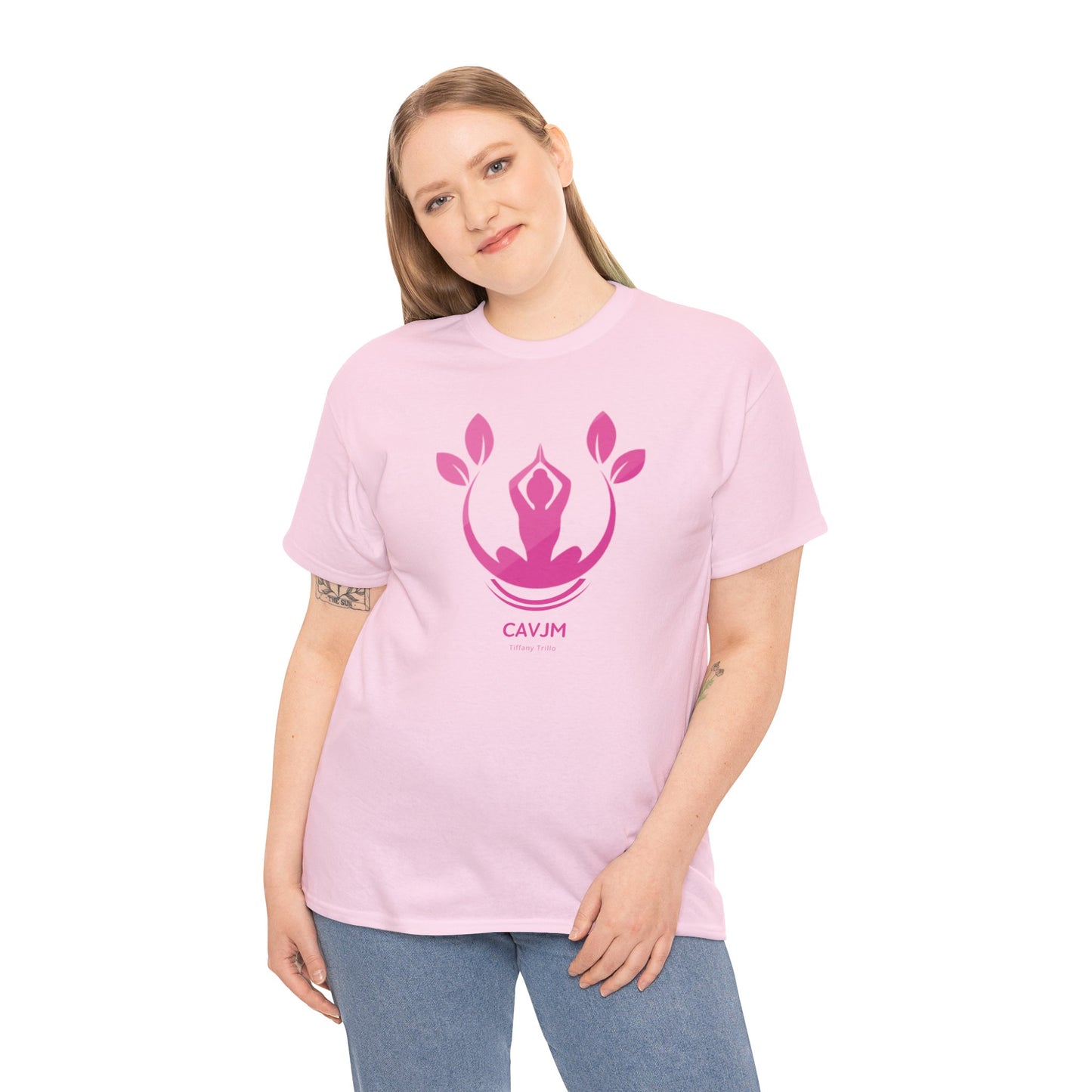 Unisex Heavy Cotton Tee Adult/Teen Activewear Yoga Lovers Shirt Comes In Many Colors