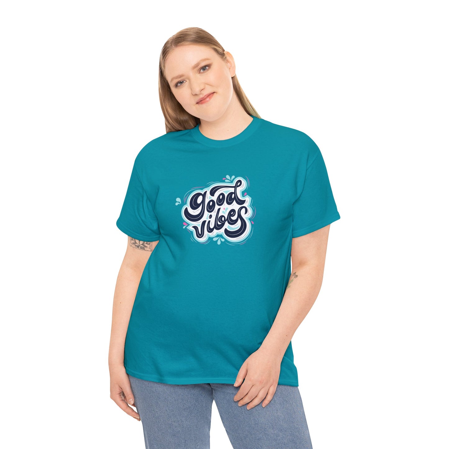 Unisex Heavy Cotton Tee Adult/Teen Activewear Shirt Comes In Many Colors