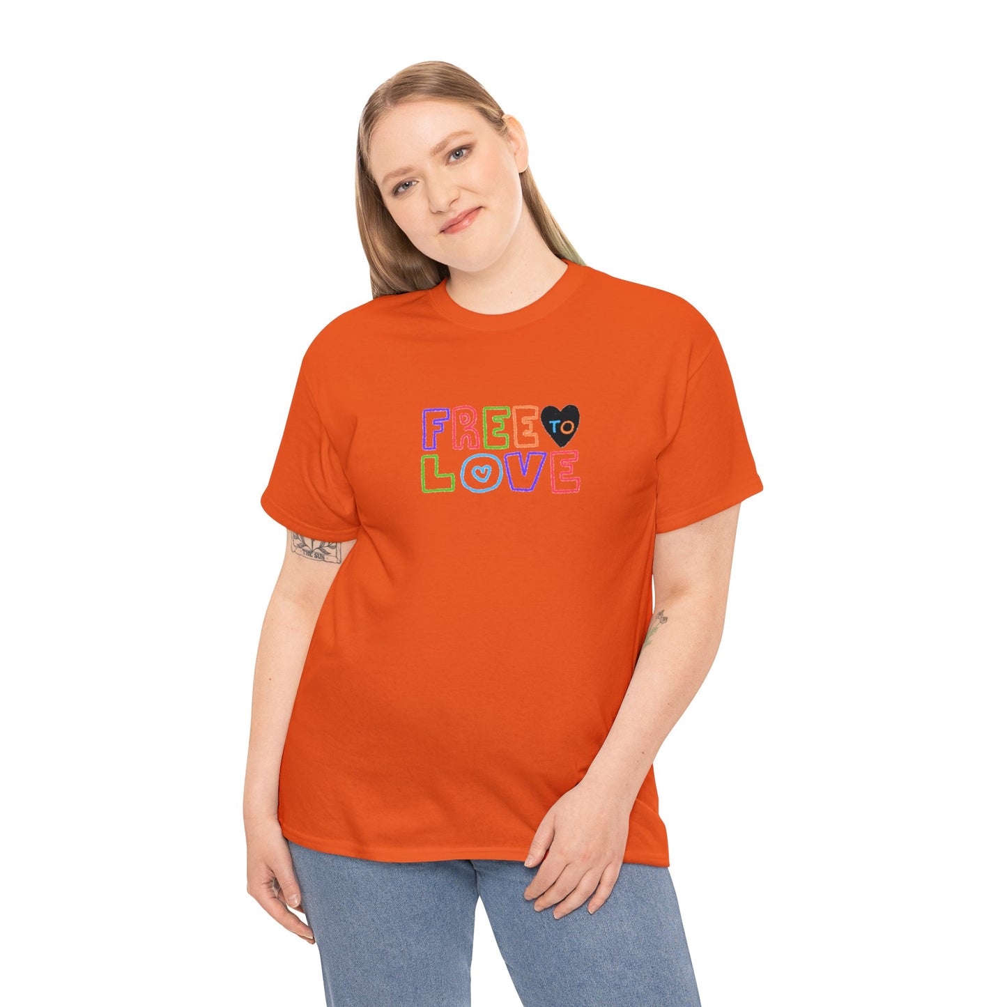 Unisex Heavy Cotton Tee Adult/Teen Activewear Comes In Many Colors