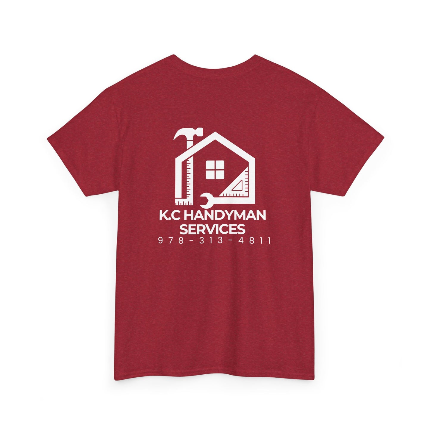 For K.C. HANDYMAN SERVICES ONLY Unisex Heavy Cotton Tee - Casual Comfort, Everyday Wear, Gift for Friends, Summer Wardrobe, Trendy Fashion Statement