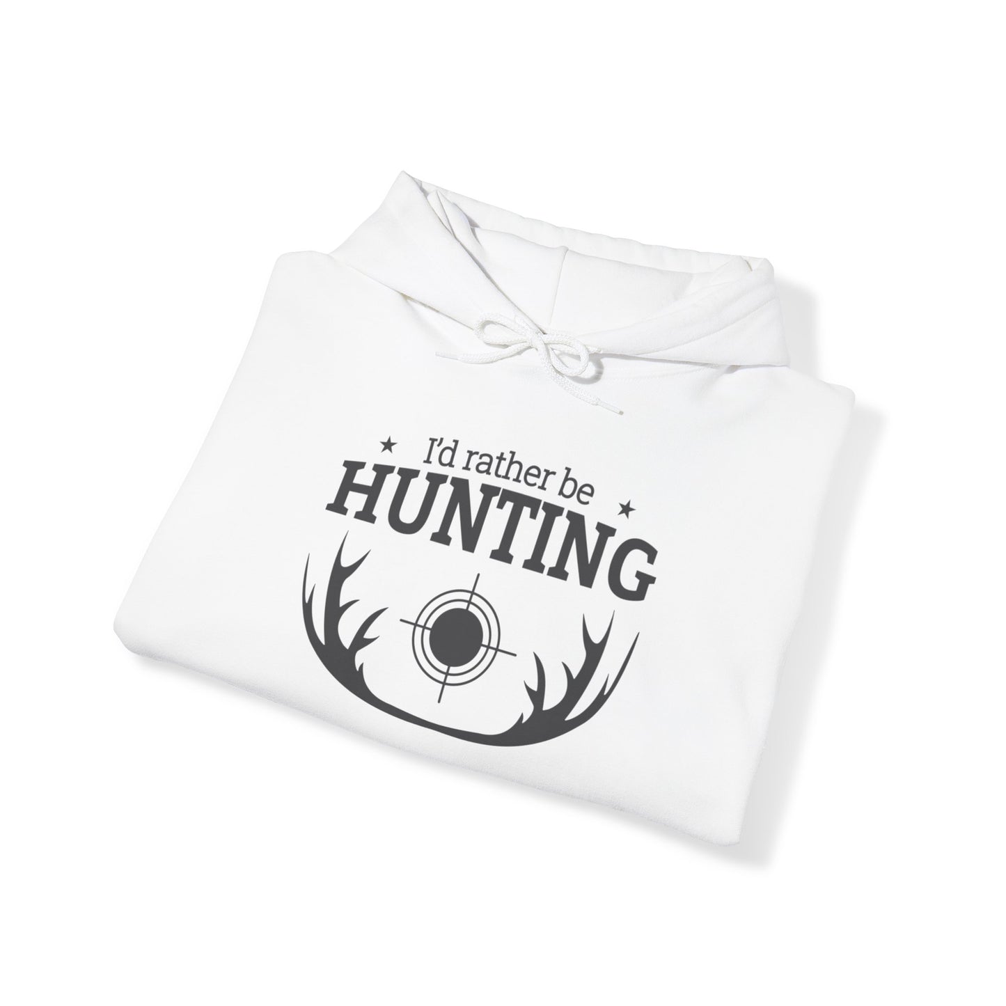 Unisex Heavy Blend™ Hooded Sweatshirt Adult Activewear I'd Rather Be Hunting