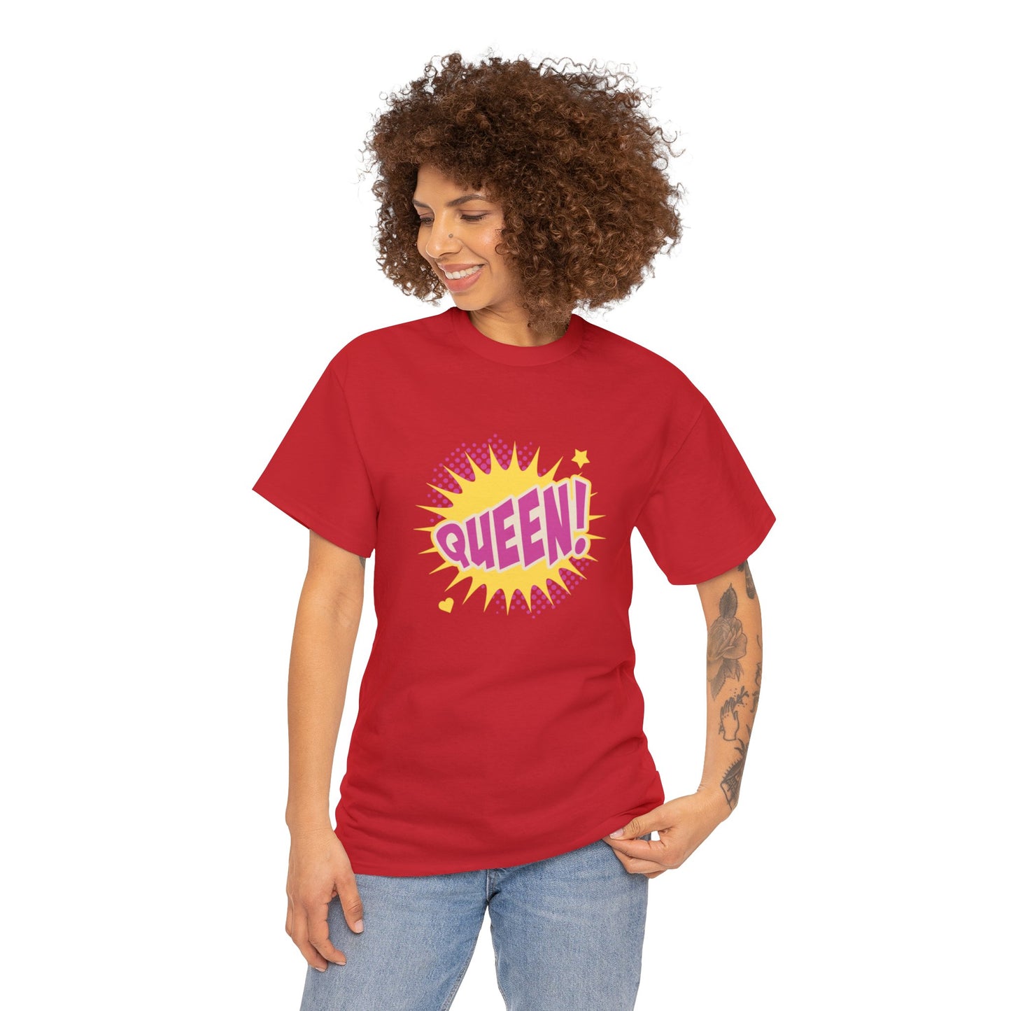 Unisex Heavy Cotton Tee Adult/Teen Activewear Comes In Many Colors