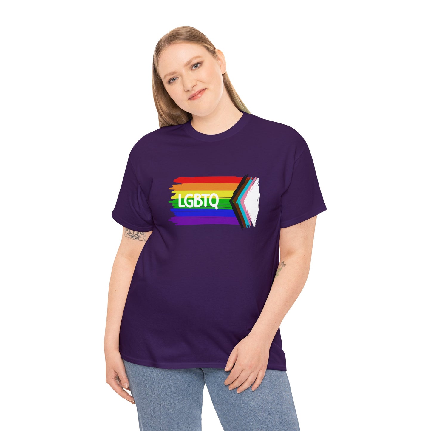 Unisex Heavy Cotton Tee Adult/Teen Activewear Celebrate Pride