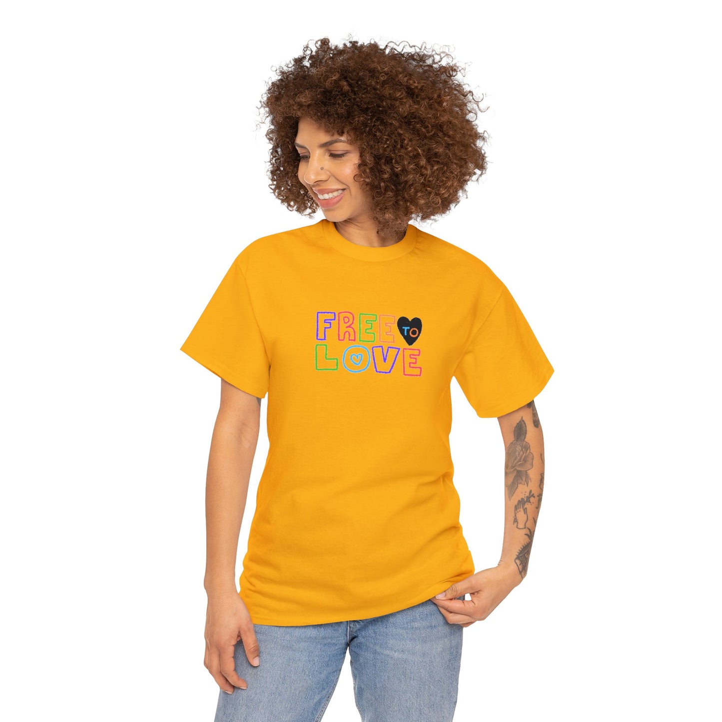 Unisex Heavy Cotton Tee Adult/Teen Activewear Comes In Many Colors