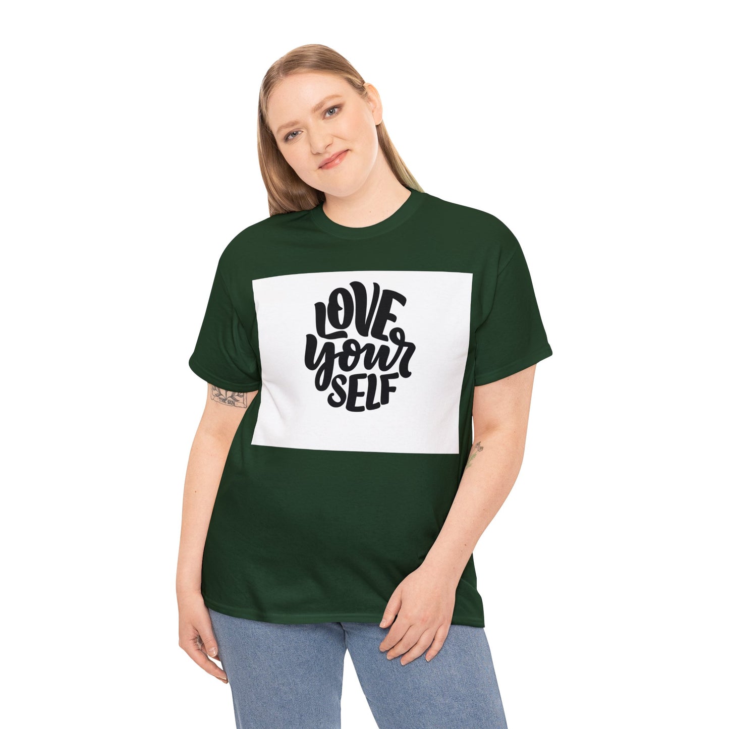 Unisex Heavy Cotton Tee Adult/Teen Activewear Shirt Comes In Many Colors