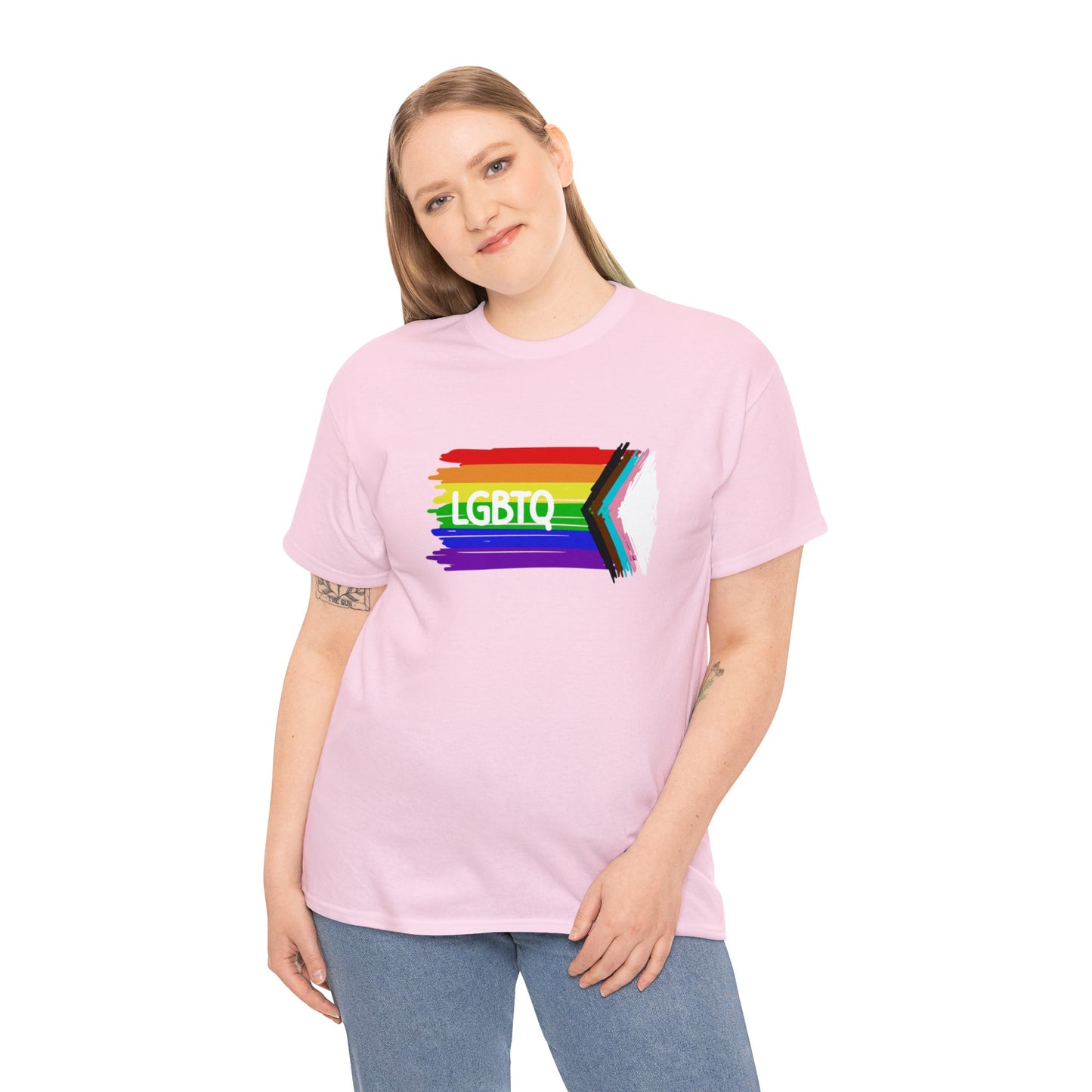 Unisex Heavy Cotton Tee Adult/Teen Activewear Celebrate Pride