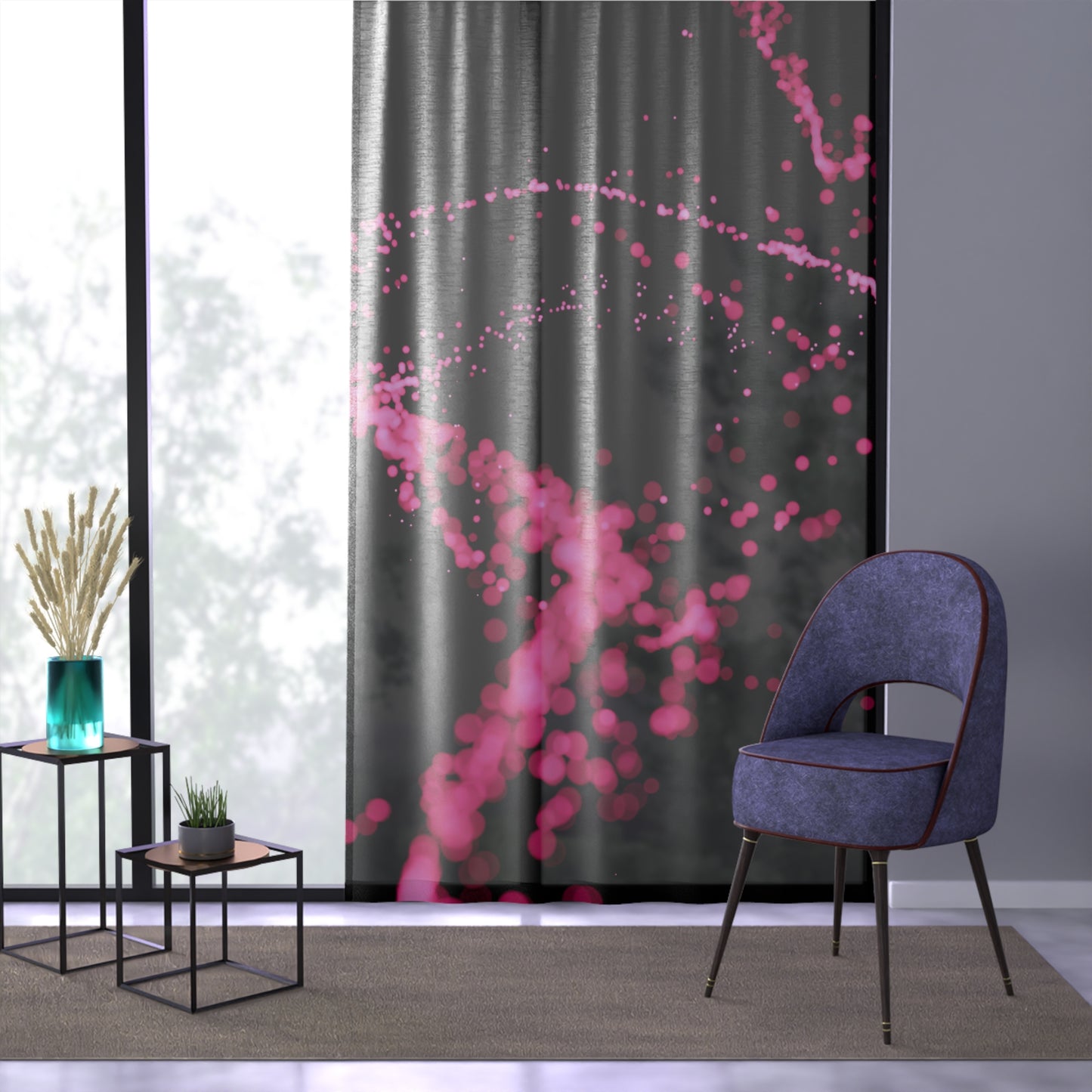 Window Curtain Semi-Sheer Have Blackout as Well at Request. Has Matching Products Sold Separate. Bring Your Own Image Free of Charge. Just Give Me a Jingle @ 1-603-377-1833