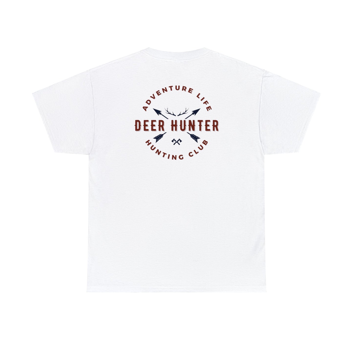 Unisex Heavy Cotton Tee Design is on Back Adult/Ten Hunting Lovers This Is For You