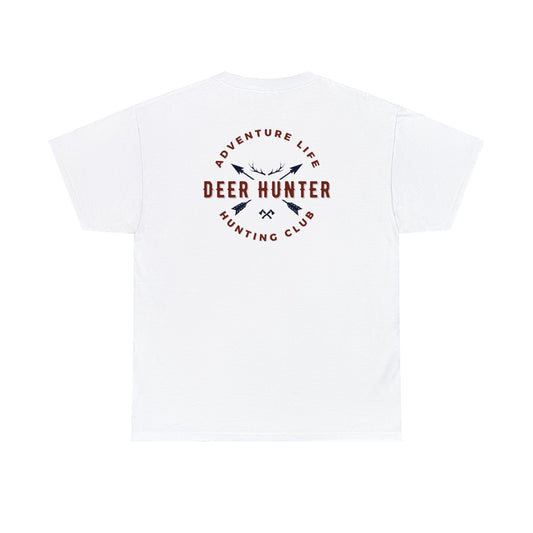 Unisex Heavy Cotton Tee Design is on Back Adult/Ten Hunting Lovers This Is For You