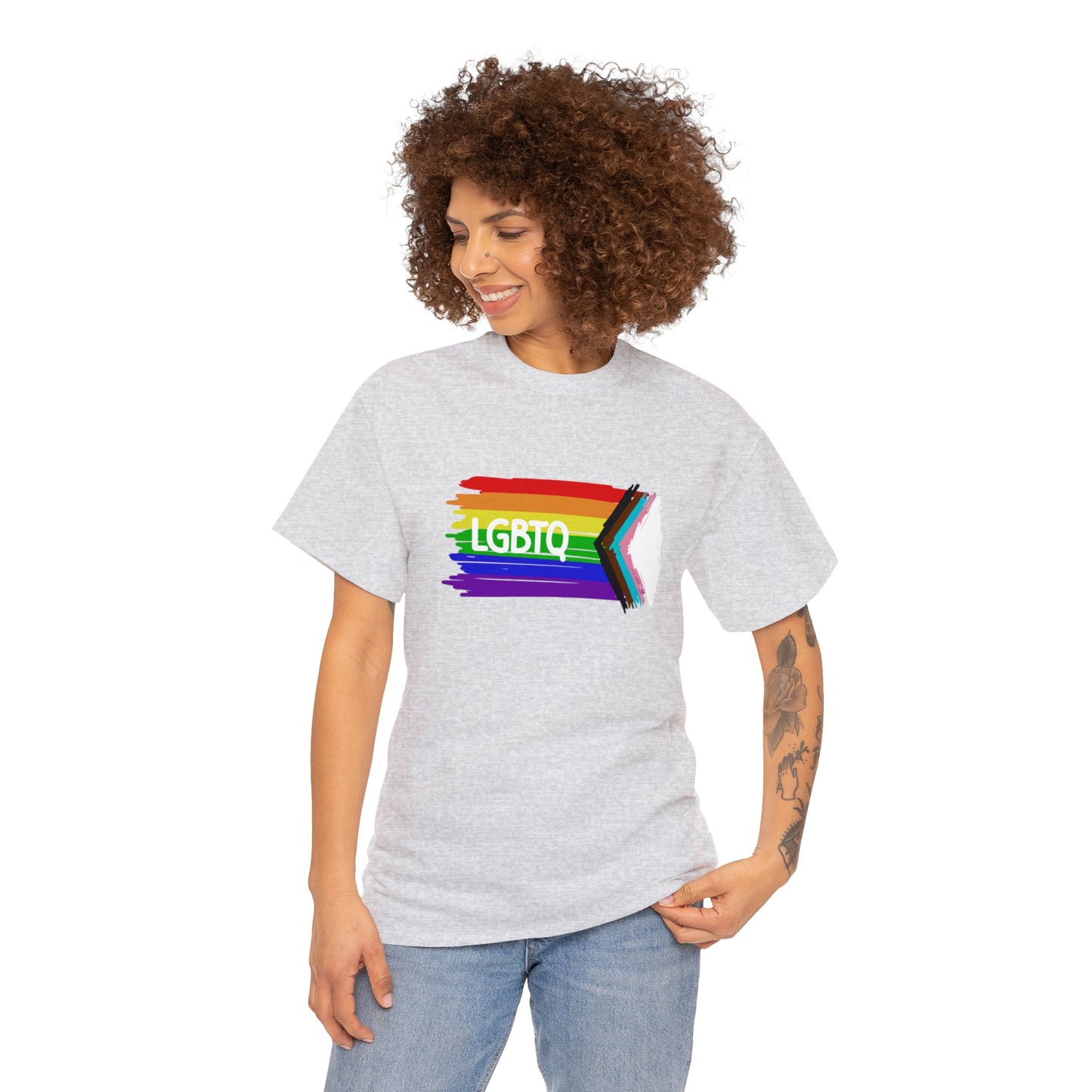 Unisex Heavy Cotton Tee Adult/Teen Activewear Celebrate Pride