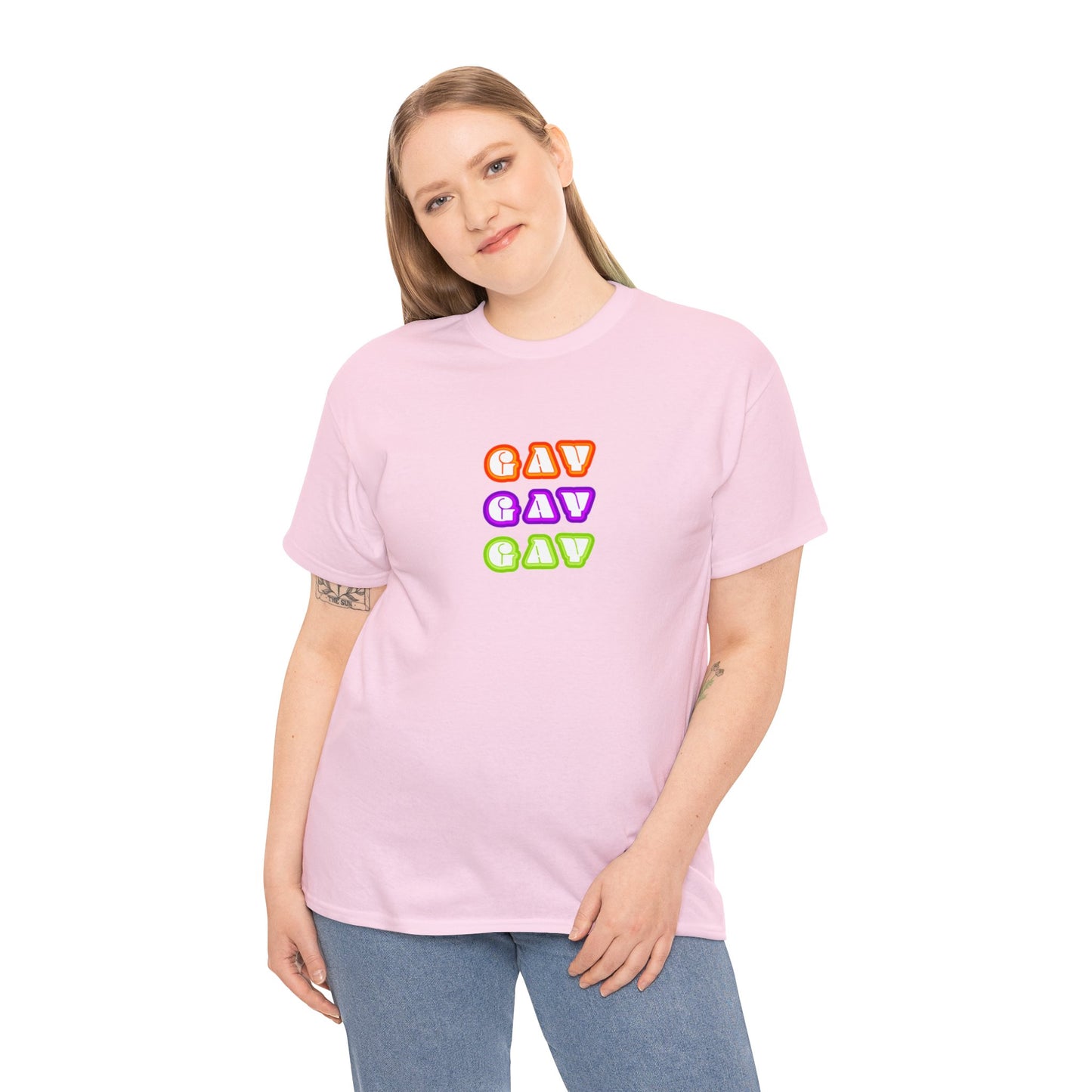 Unisex Heavy Cotton Tee Adult/Teen Activewear Comes In Many Colors