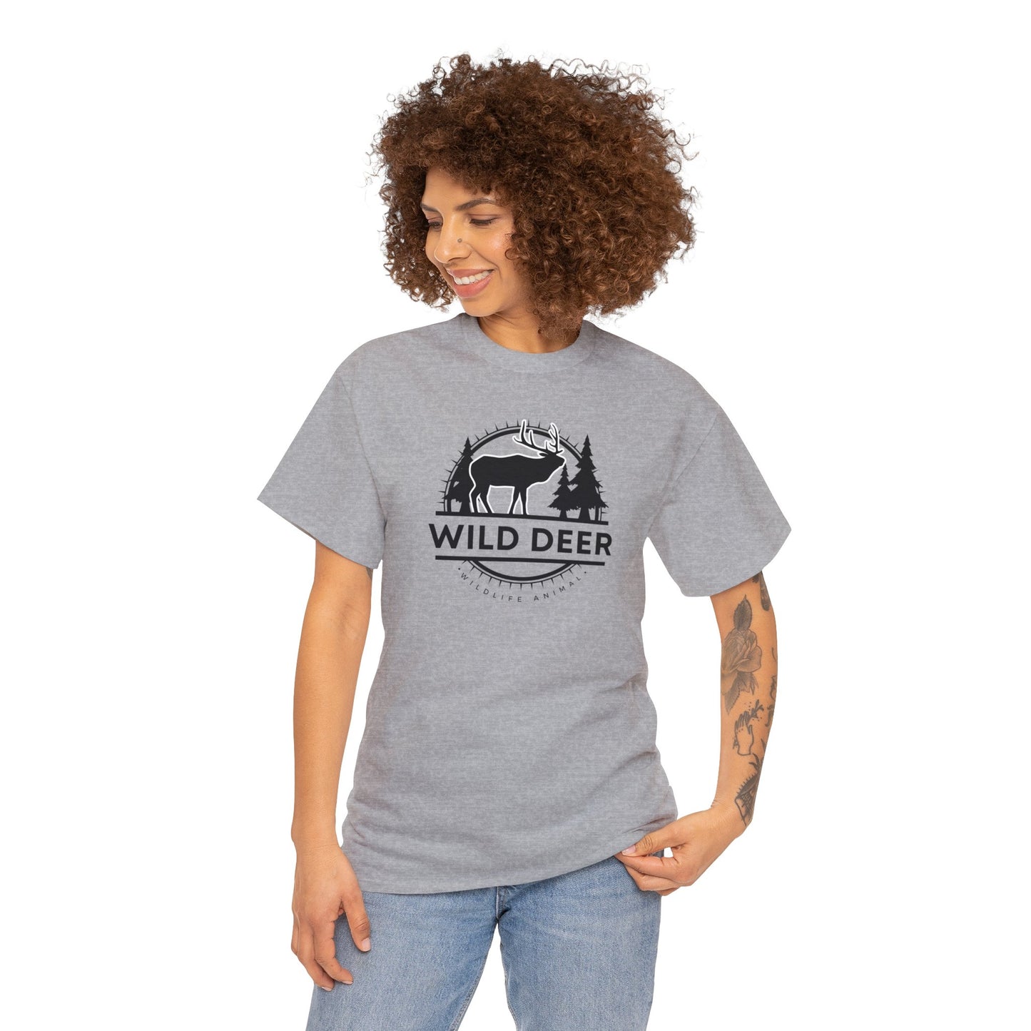 Unisex Heavy Cotton Tee Adult/Teen Wildlife Lover Activewear Shirt Comes In Many Colors