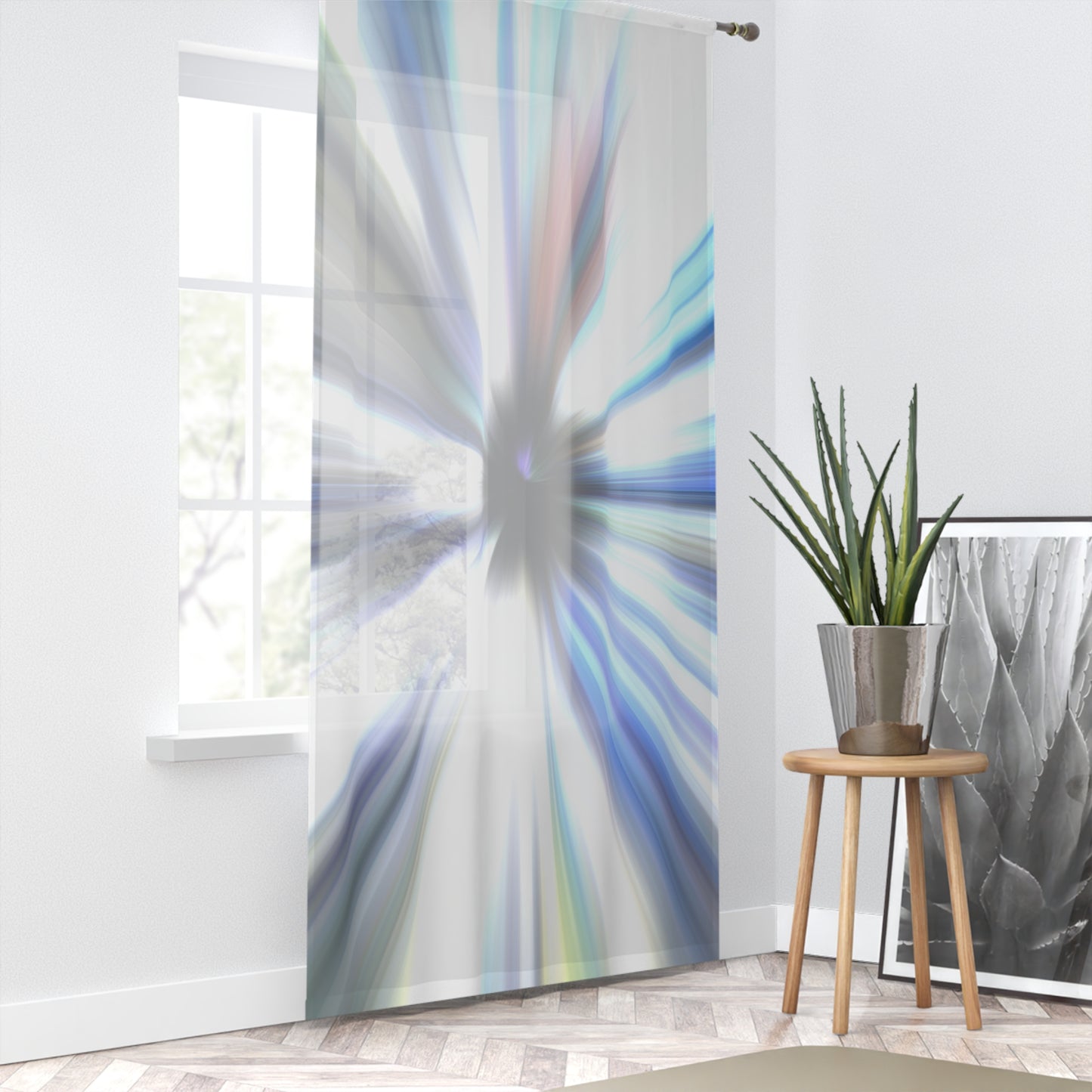 Window Curtain Semi-Sheer Have Blackout As Well. Matching Products Available. Bring Your Own Image For Free. Love a Print and Want It On a Different Products Just Call 1-603-377-18336