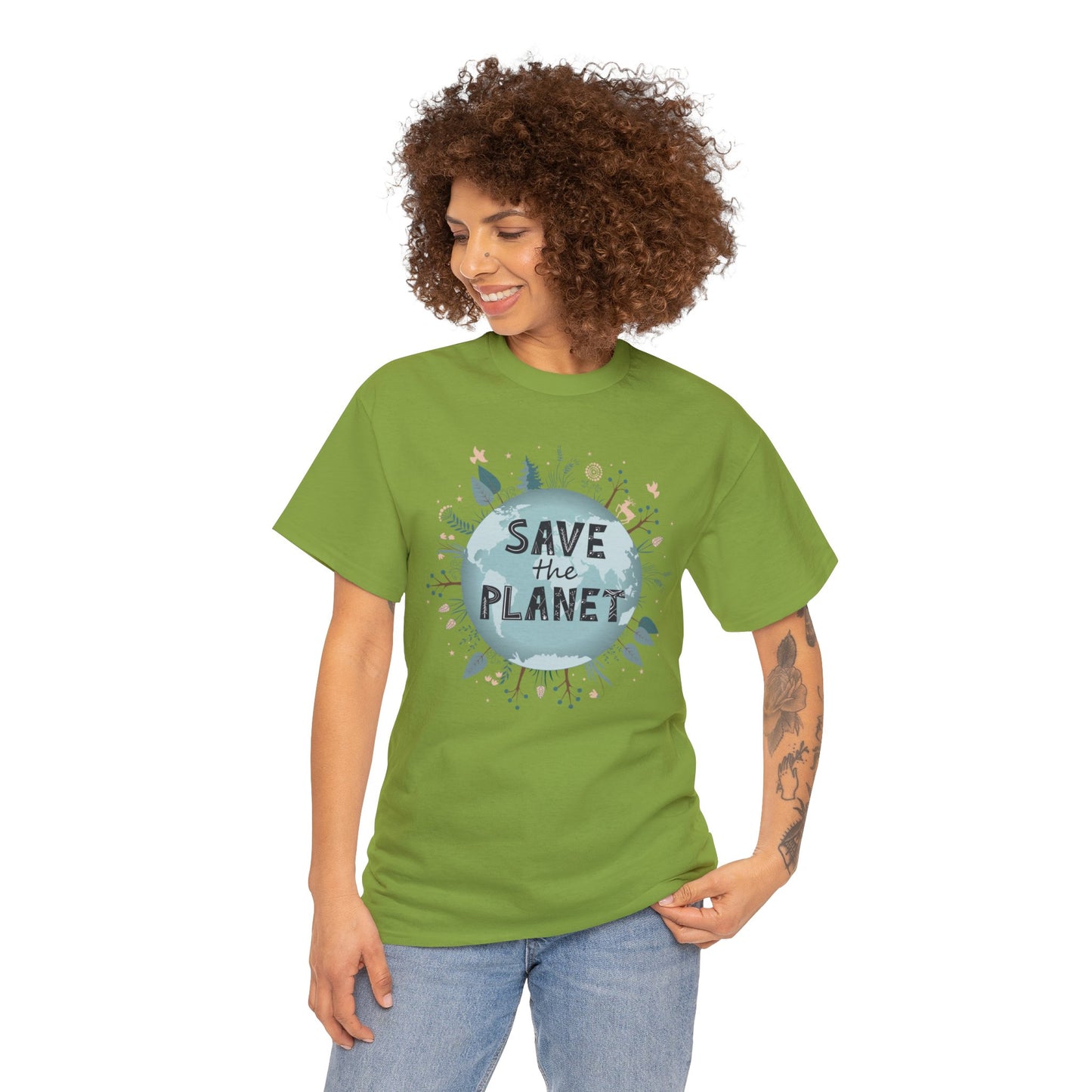 Unisex Heavy Cotton Tee Adult/Teen Activewear Shirt Comes In Many Colors