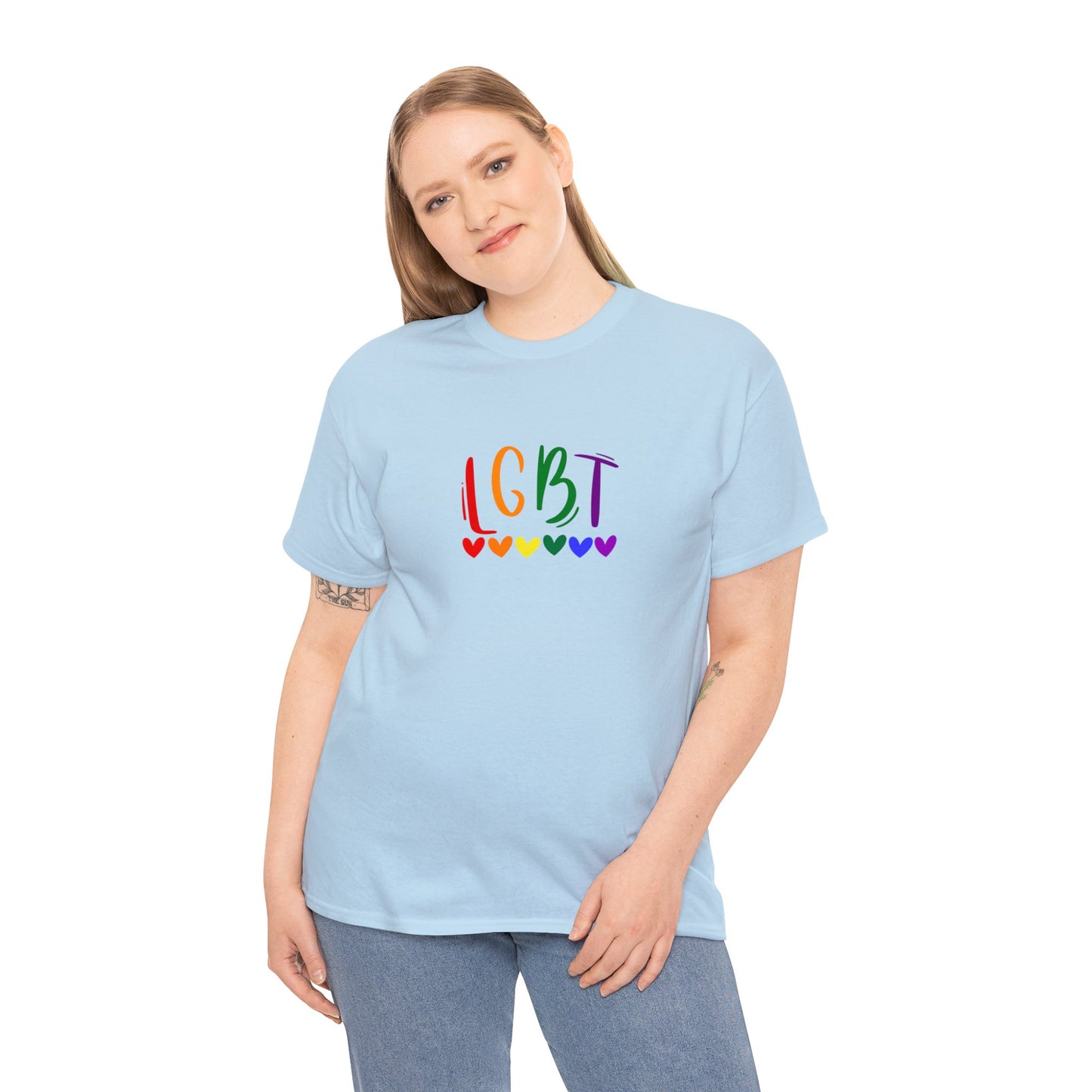 Unisex Heavy Cotton Tee Adult/Teen Activewear Comes In Various Colors