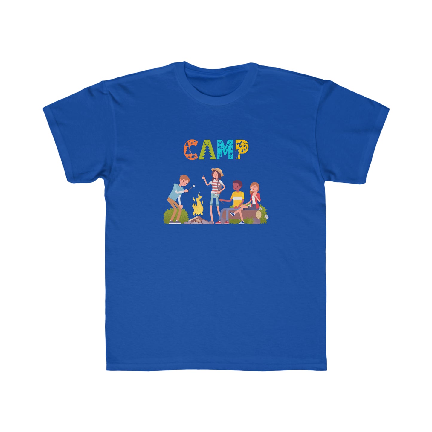 Kids Regular Fit Tee Unisex Activewear Under 12$ Comes In Many Colors Great For Camping And Summer