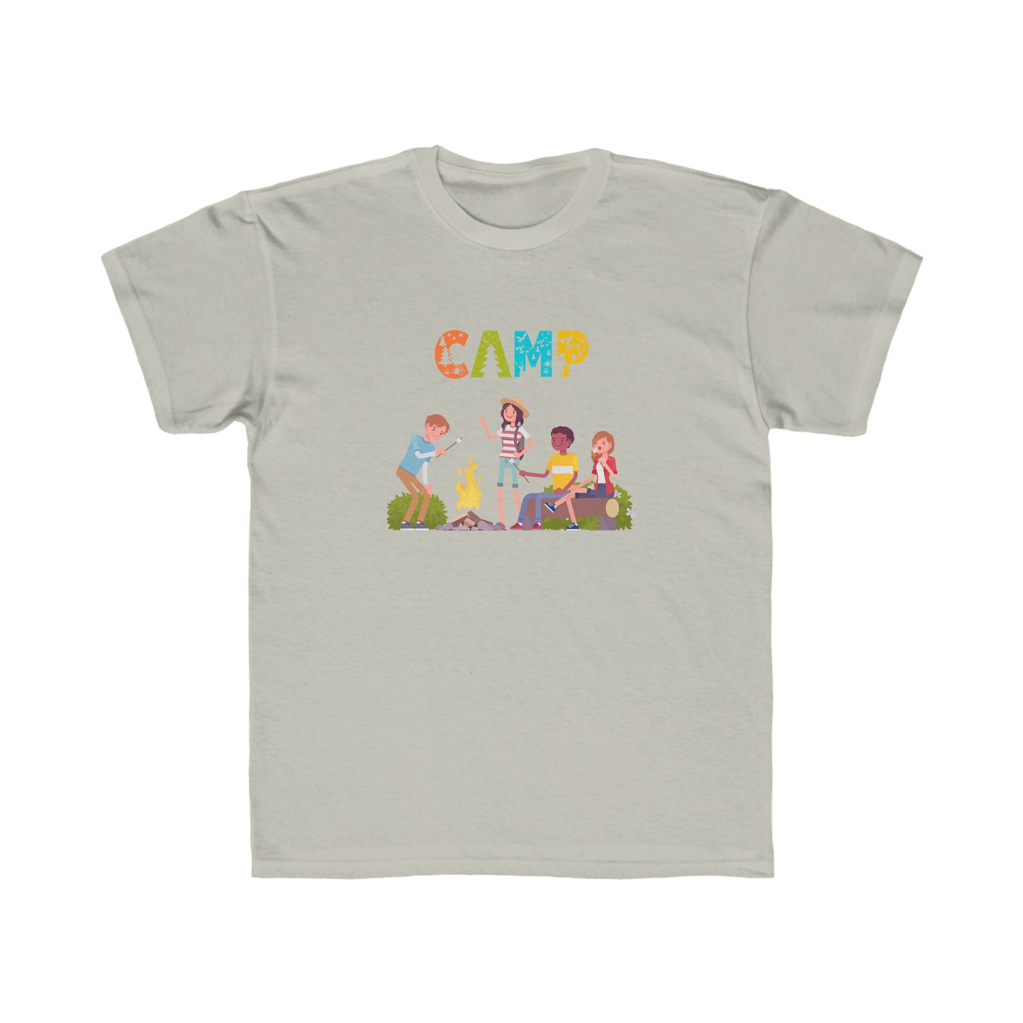 Kids Regular Fit Tee Unisex Activewear Under 12$ Comes In Many Colors Great For Camping And Summer