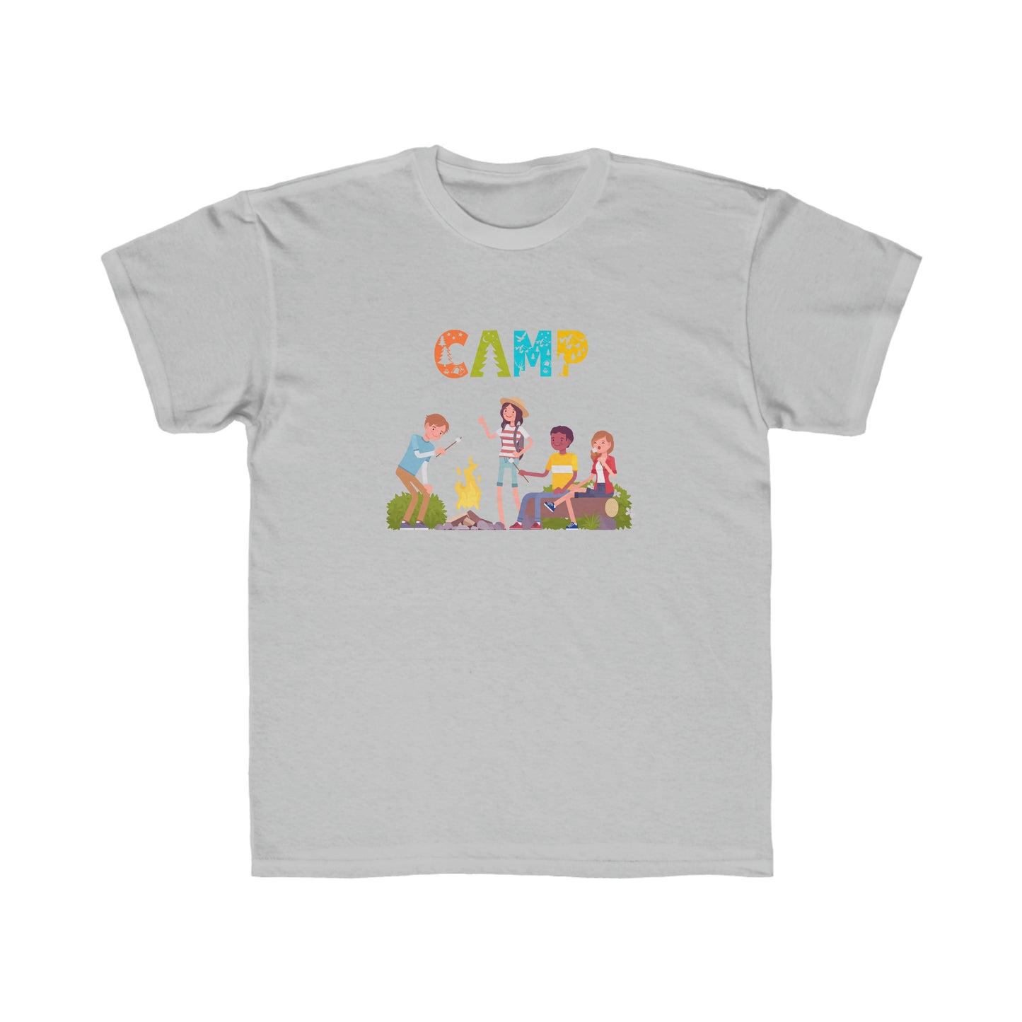 Kids Regular Fit Tee Unisex Activewear Under 12$ Comes In Many Colors Great For Camping And Summer