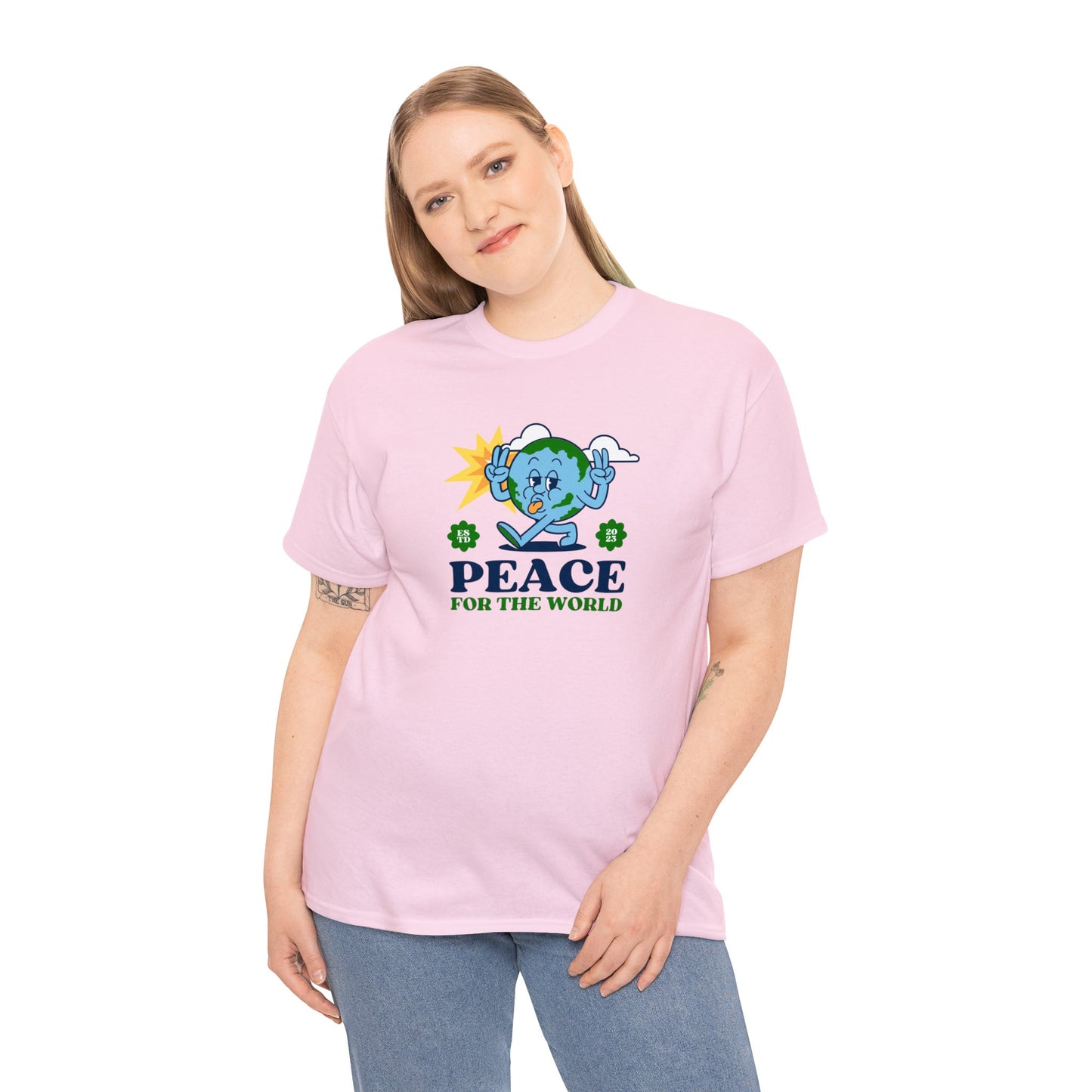 Unisex Heavy Cotton Tee Adult/Teen Activewear Shirt Comes In Many Colors