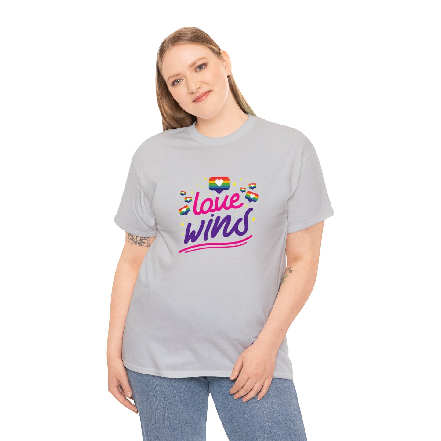 Unisex Heavy Cotton Tee Adult/Teen Activewear Comes In Many Colors