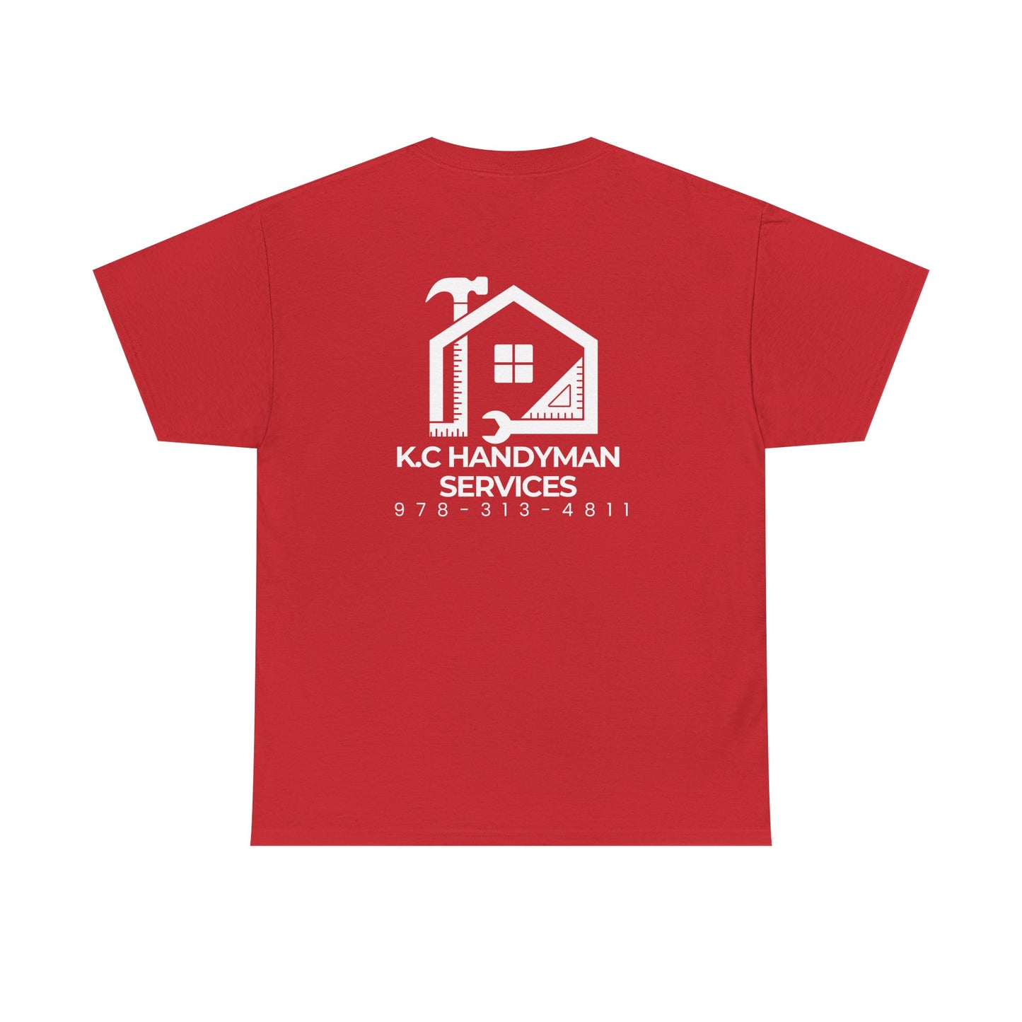 For K.C. HANDYMAN SERVICES ONLY Unisex Heavy Cotton Tee - Casual Comfort, Everyday Wear, Gift for Friends, Summer Wardrobe, Trendy Fashion Statement