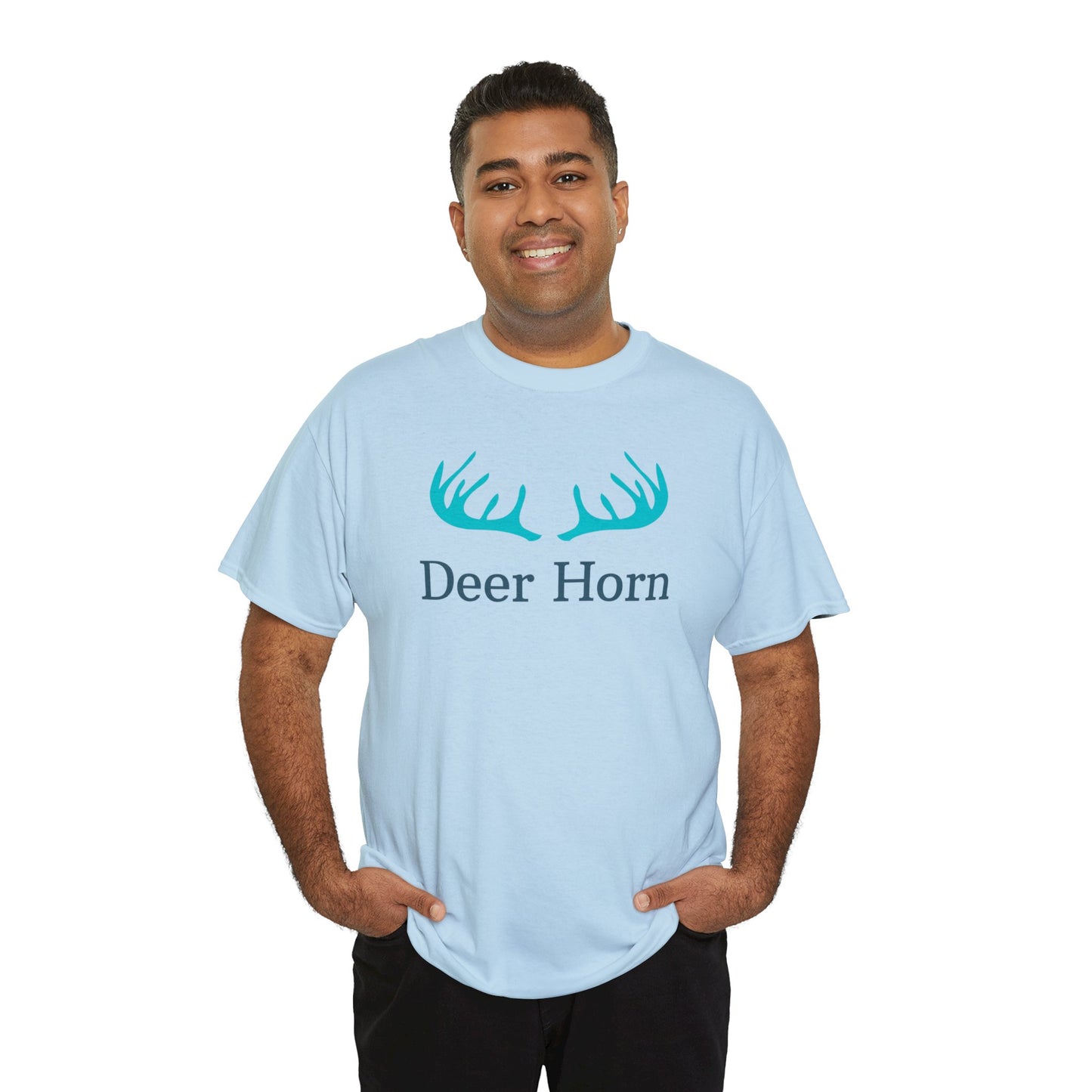 Unisex Heavy Cotton Tee Adult/Teen Activewear Deer Horn For The Avid Hunter Hunter Lover Shirt Comes In Many Colors