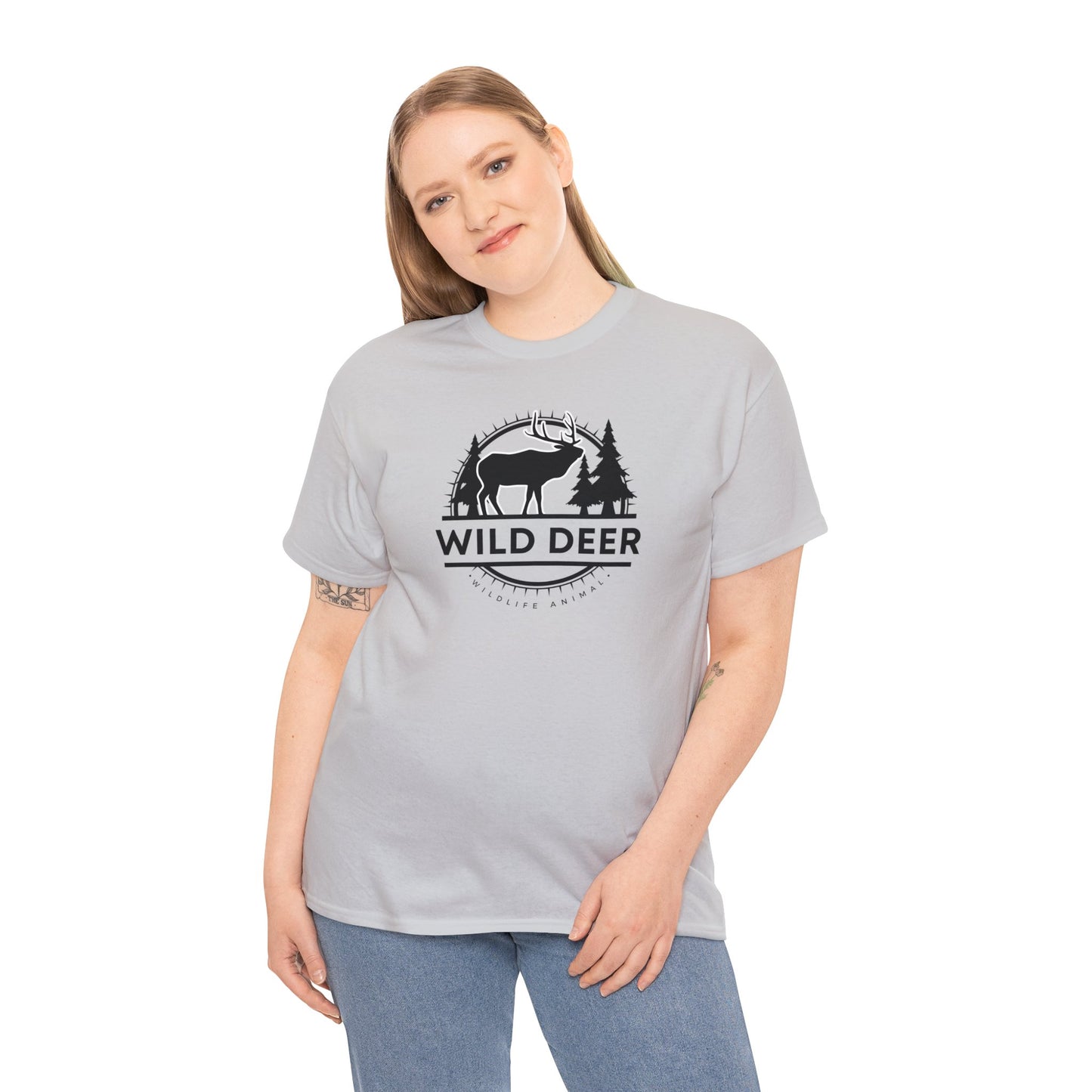 Unisex Heavy Cotton Tee Adult/Teen Wildlife Lover Activewear Shirt Comes In Many Colors