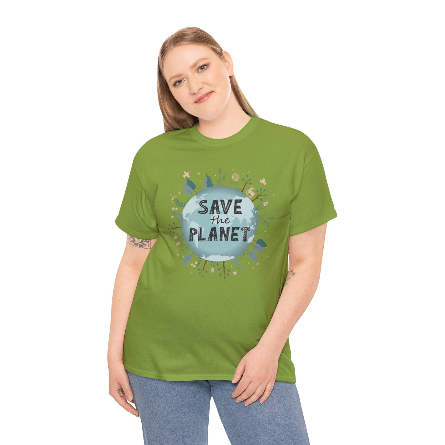 Unisex Heavy Cotton Tee Adult/Teen Activewear Shirt Comes In Many Colors