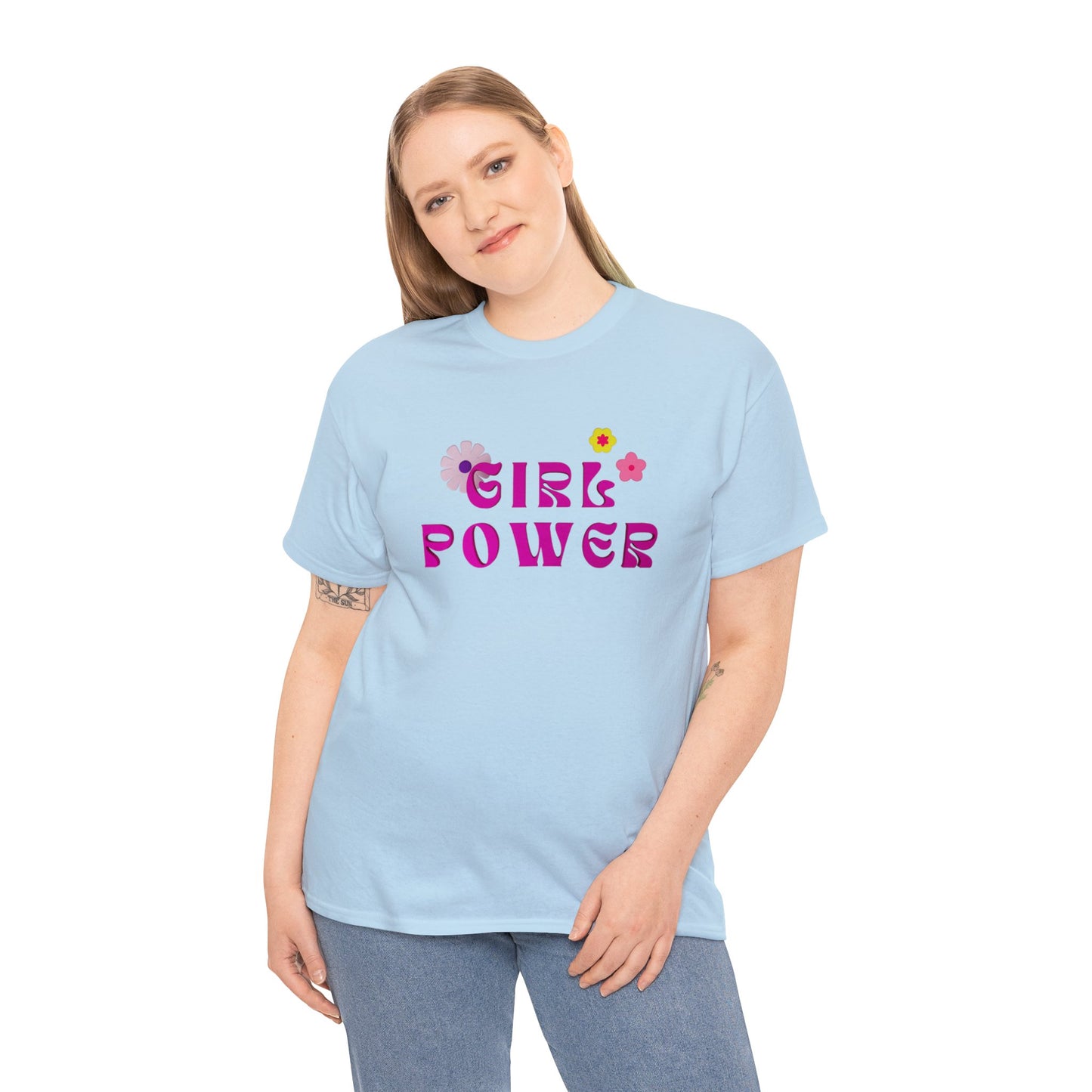 Unisex Heavy Cotton Tee Adult/Teen Activewear Comes In Many Colors