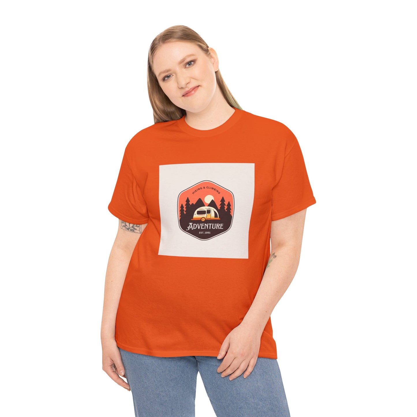 Unisex Heavy Cotton Tee Adult/Teen Activewear Shirt Comes In Many Colors