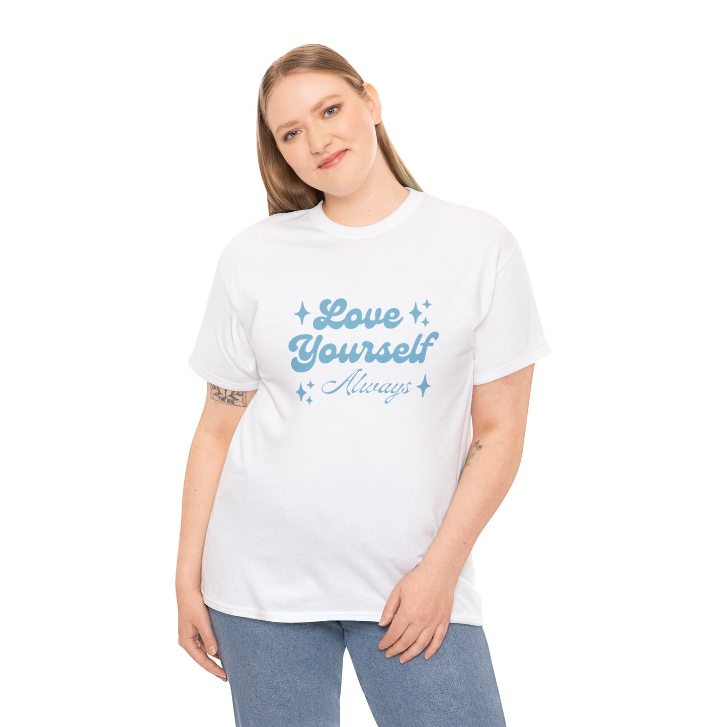 Unisex Heavy Cotton Tee Adult/Teen Activewear Comes In Various Colors