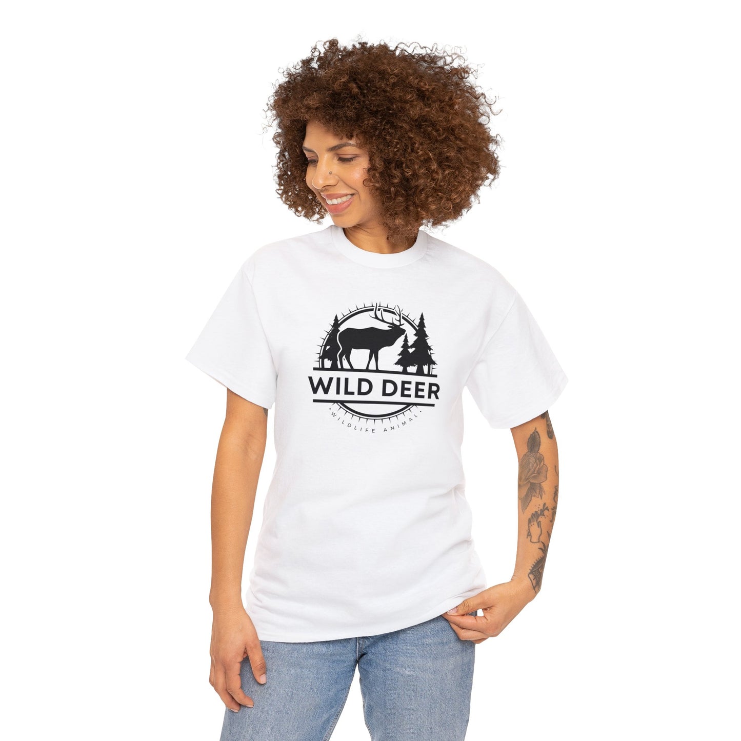 Unisex Heavy Cotton Tee Adult/Teen Wildlife Lover Activewear Shirt Comes In Many Colors