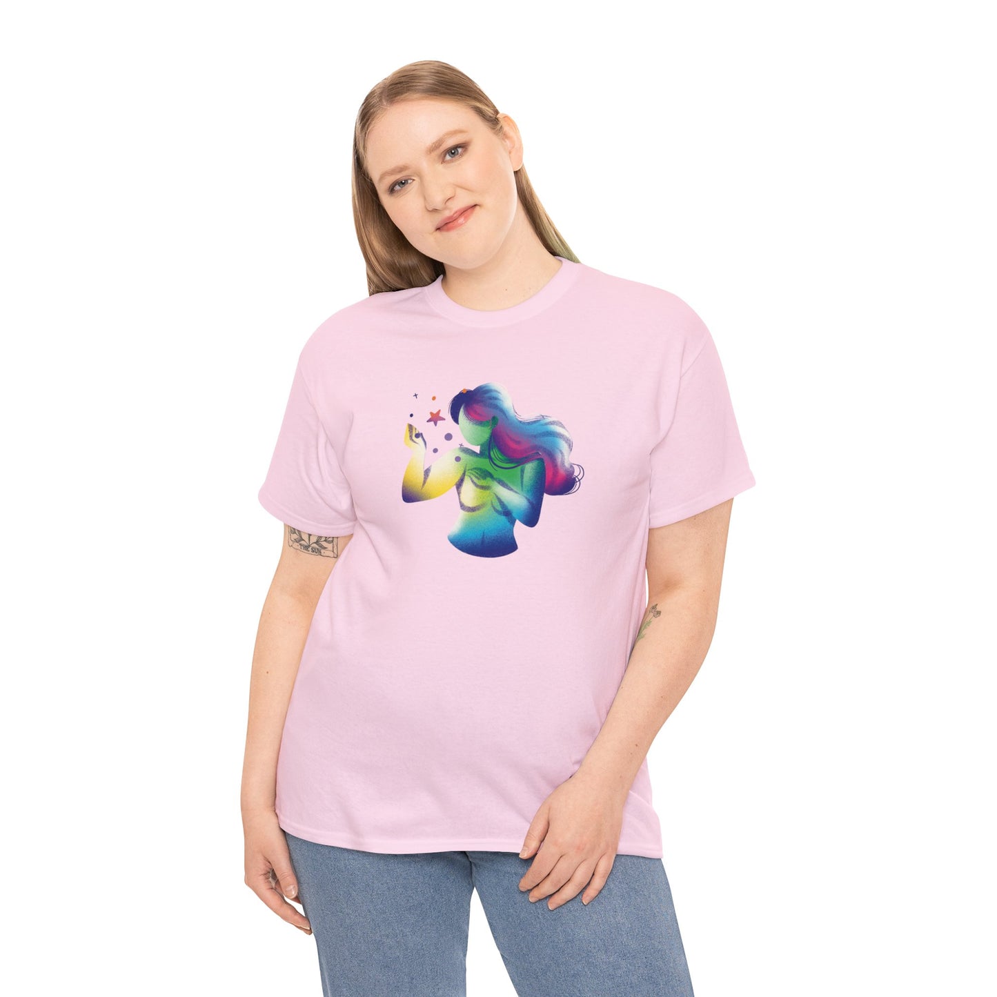 Unisex Heavy Cotton Tee Adult/Teen Activewear Shirt Comes In Many Colors