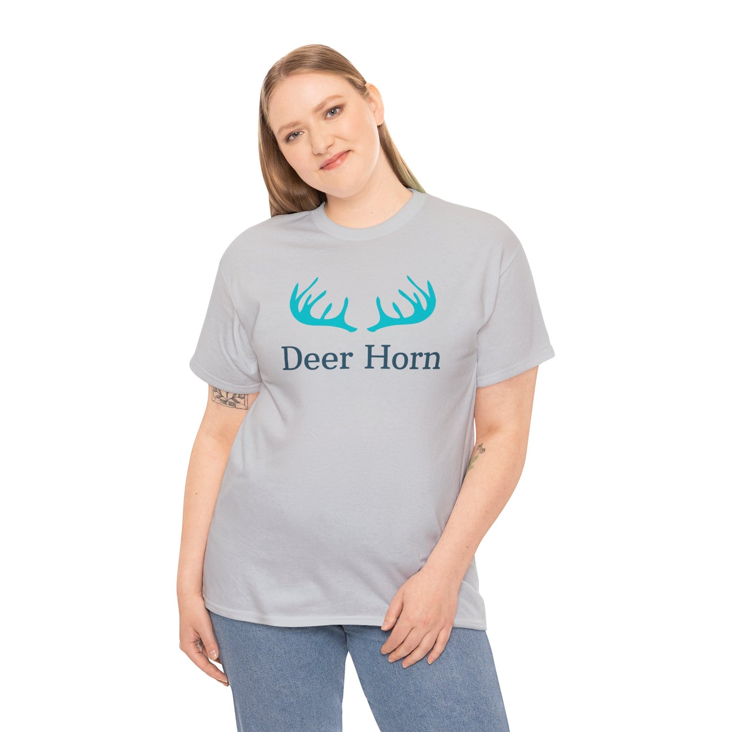 Unisex Heavy Cotton Tee Adult/Teen Activewear Deer Horn For The Avid Hunter Hunter Lover Shirt Comes In Many Colors