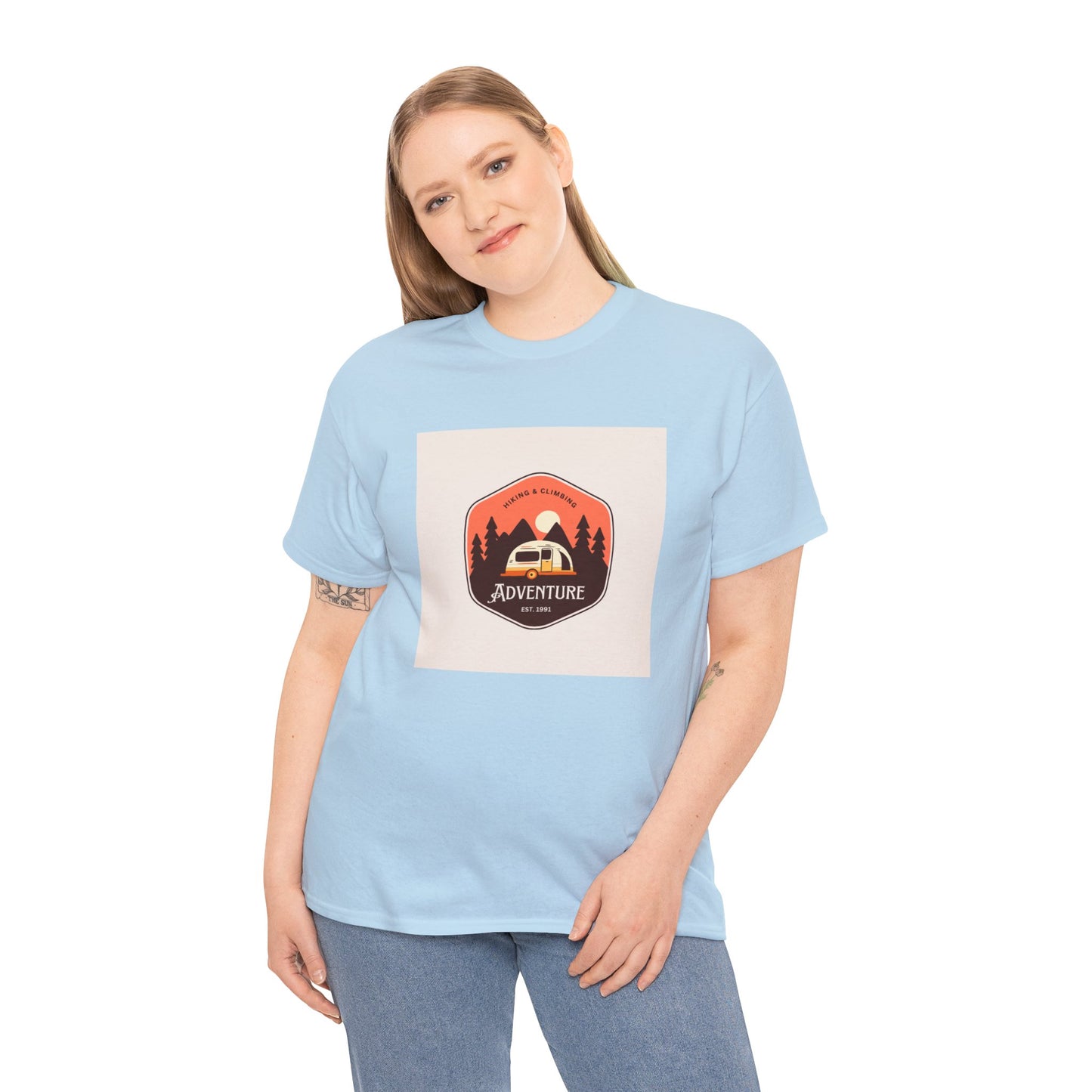 Unisex Heavy Cotton Tee Adult/Teen Activewear Shirt Comes In Many Colors