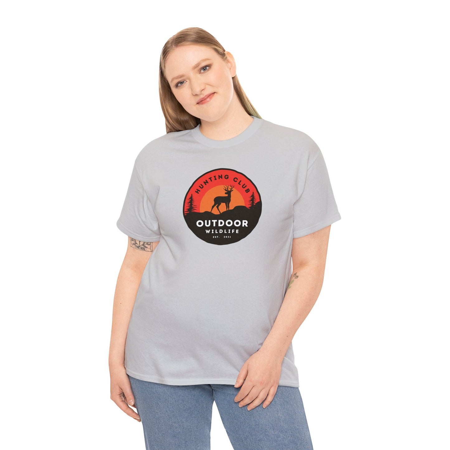 Unisex Heavy Cotton Tee Adult/Teen Activewear For That Outdoor Lover Shirt Comes In Many Colors