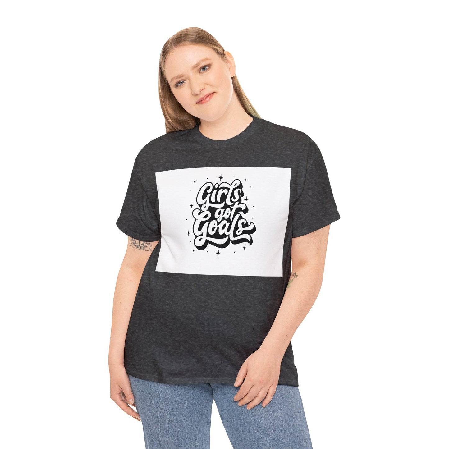 Unisex Heavy Cotton Tee Adult/Teen Activewear Shirt Comes In Many Colors