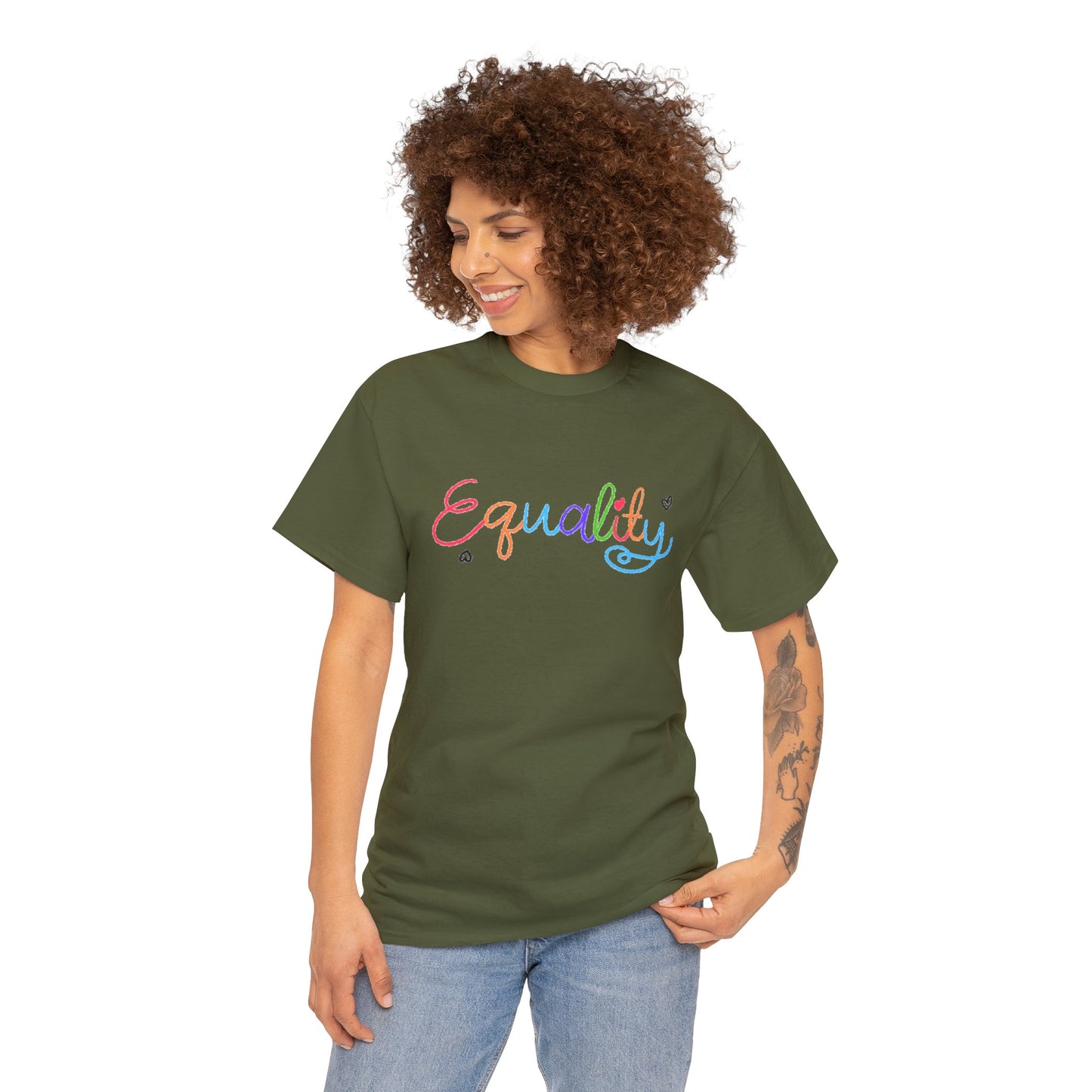 Unisex Heavy Cotton Tee Adult/Teen Activewear Comes In Many Colors