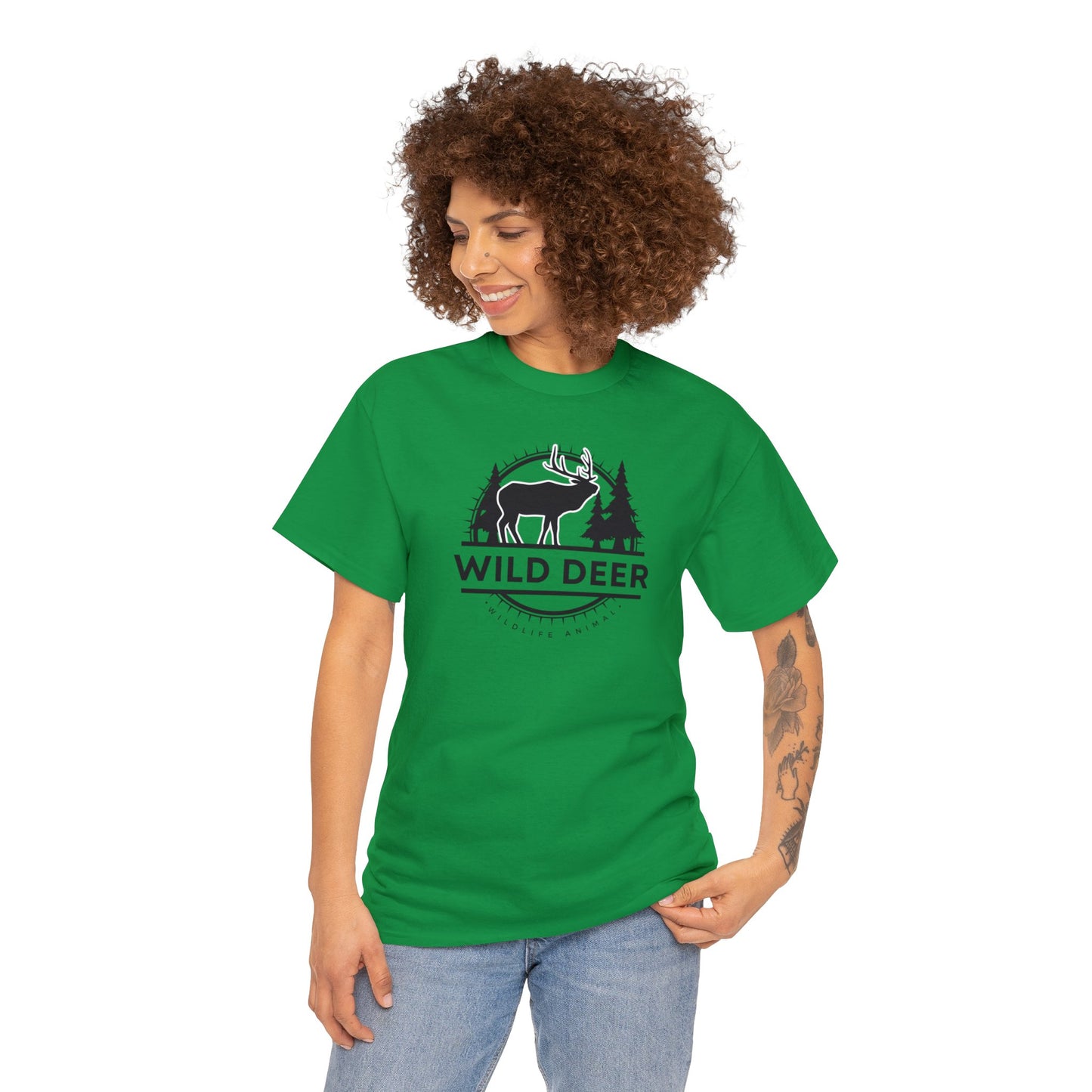 Unisex Heavy Cotton Tee Adult/Teen Wildlife Lover Activewear Shirt Comes In Many Colors