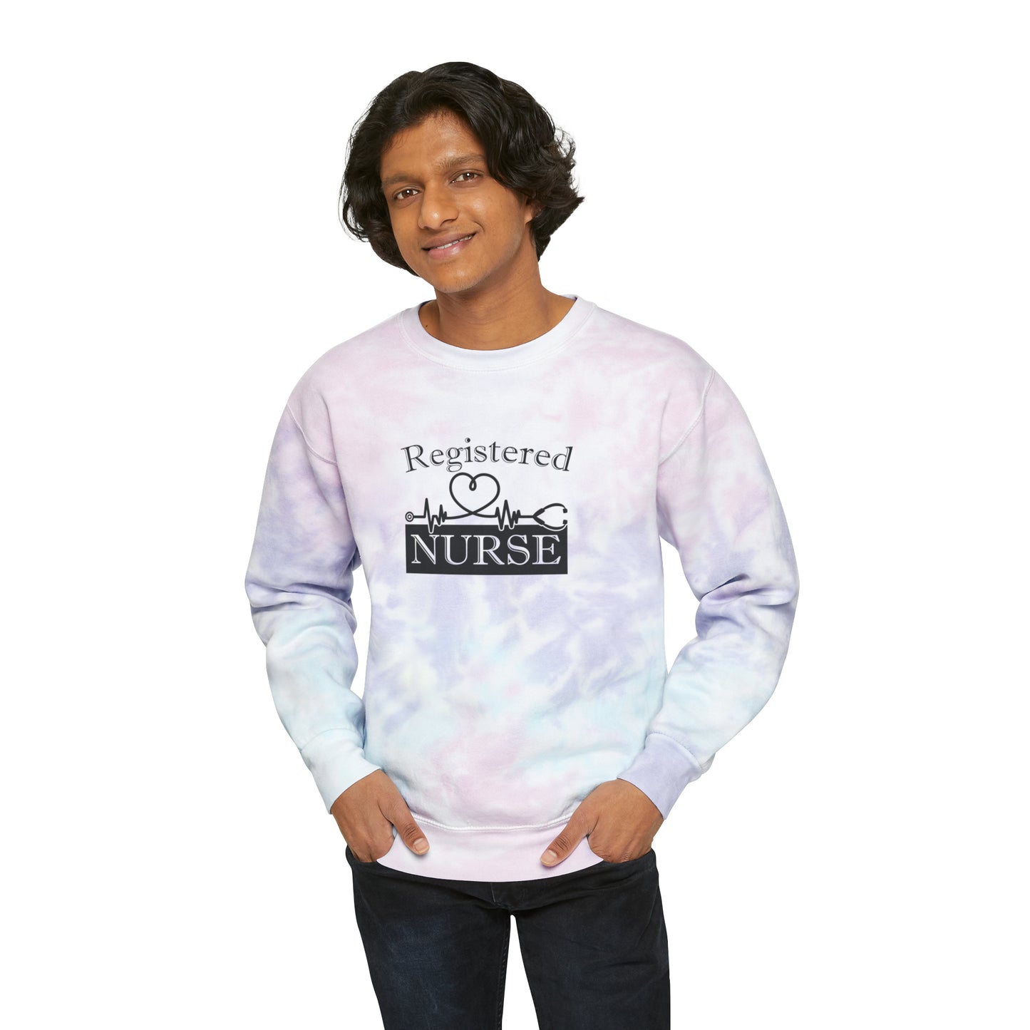 Unisex Tie-Dye Sweatshirt Adult Activewear