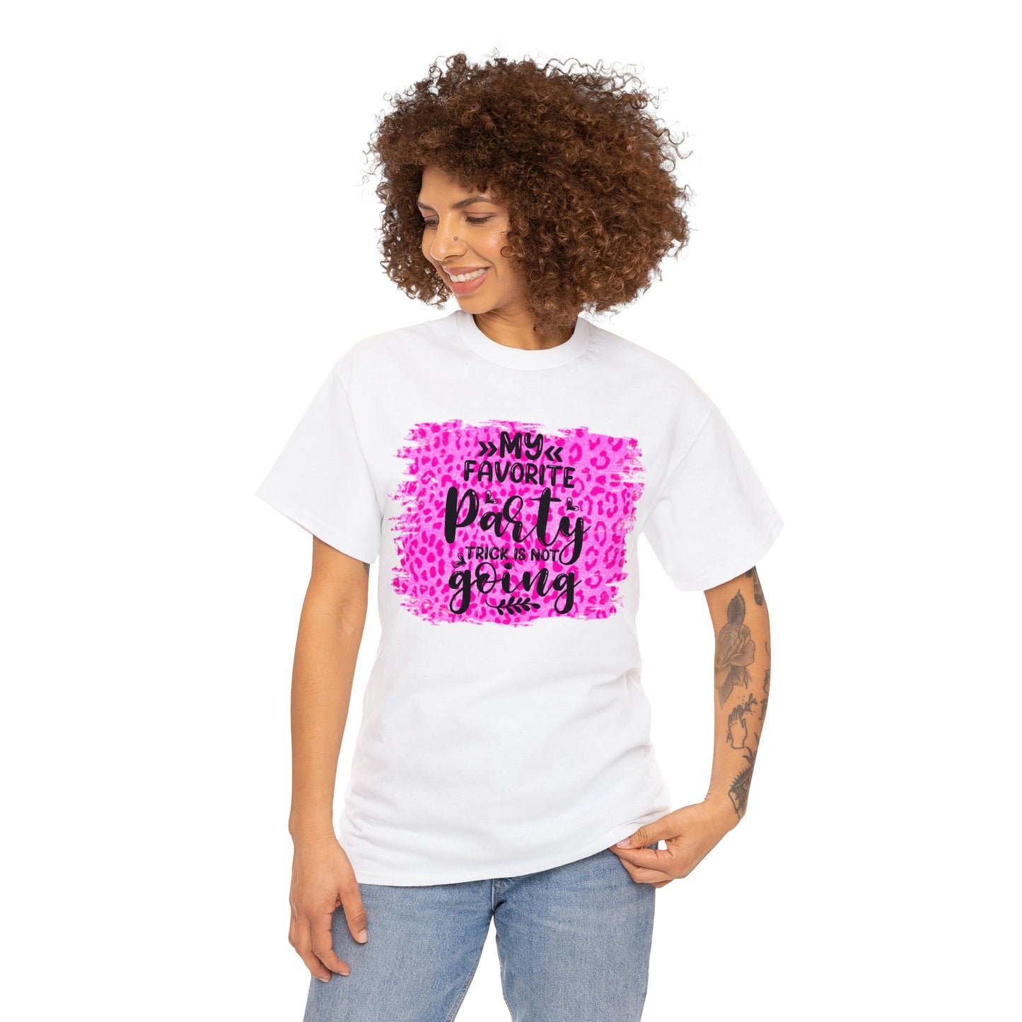 Unisex Heavy Cotton Tee Adult/Teen Activewear My Favorite Part Trick Is Not To Go