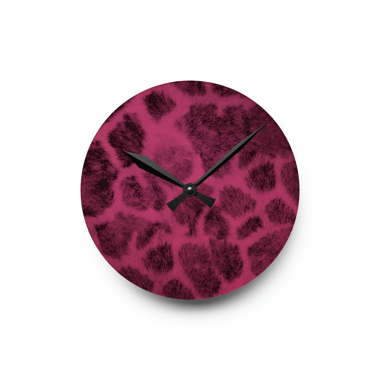 Acrylic Wall Clock If You Would Like This To Be A Matching Set Including or Not Clock Curtains Felt Storage Boxes Pillow Shams & More Please Call 1-603-377-1833 Can Be Done in 24 Hours!