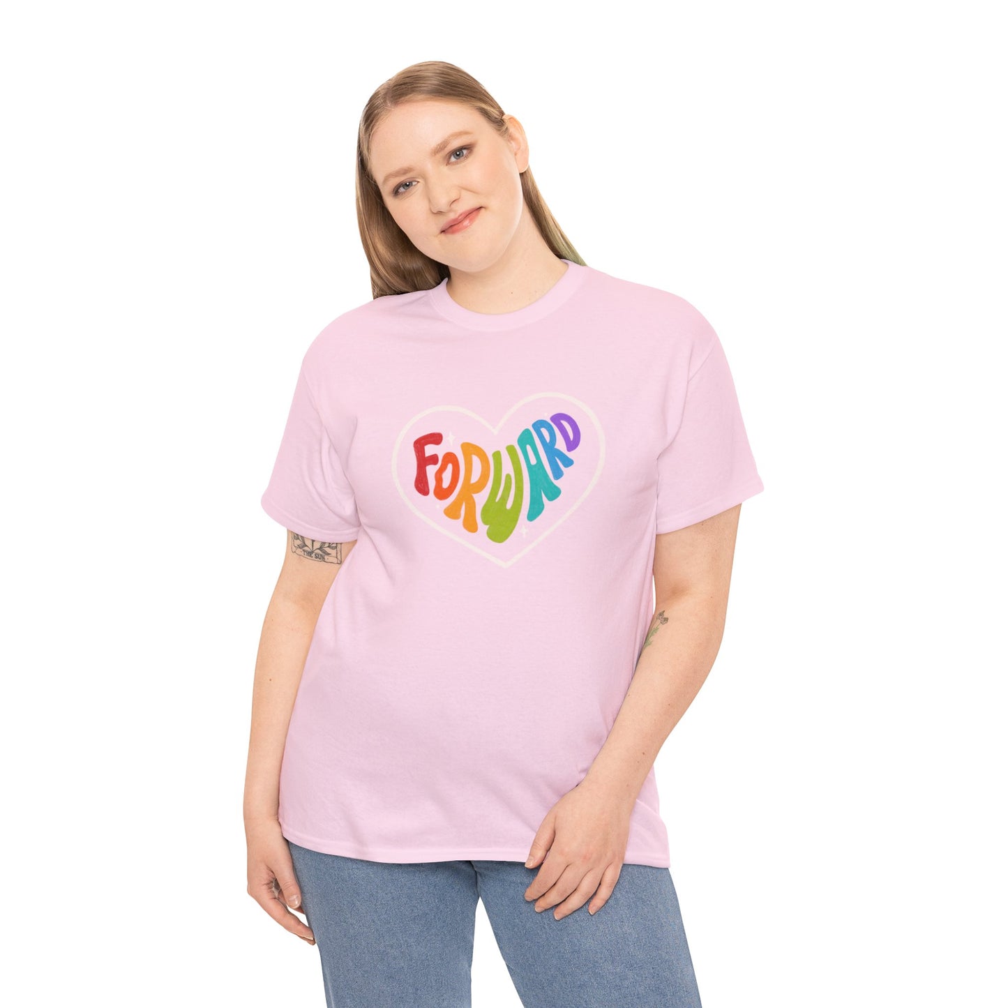 Unisex Heavy Cotton Tee Adult/Teen Activewear Comes In Various Colors